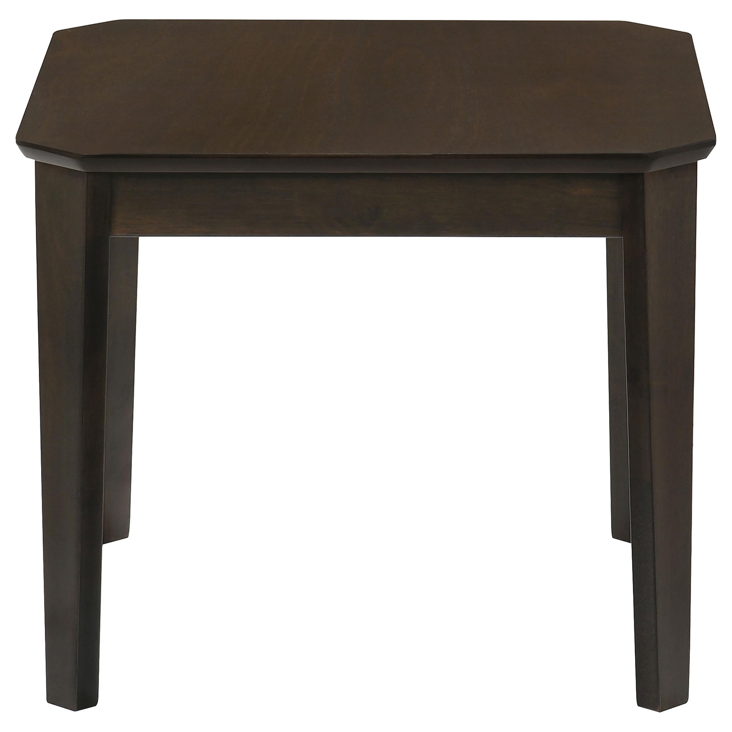  Coaster Furniture Amaro 736184 3-piece Coffee and End Table Set - Dark Brown IMAGE 6