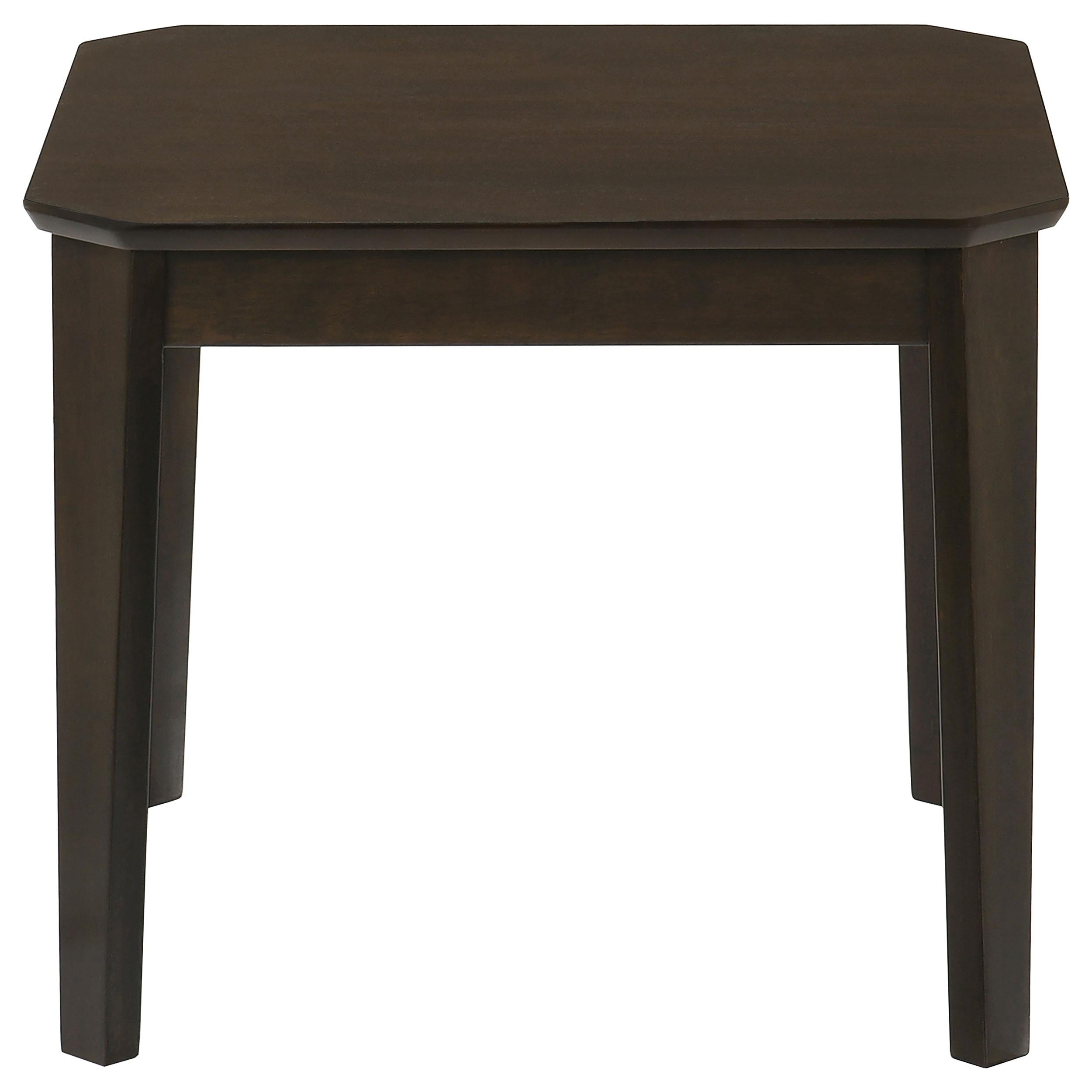  Coaster Furniture Amaro 736184 3-piece Coffee and End Table Set - Dark Brown IMAGE 7
