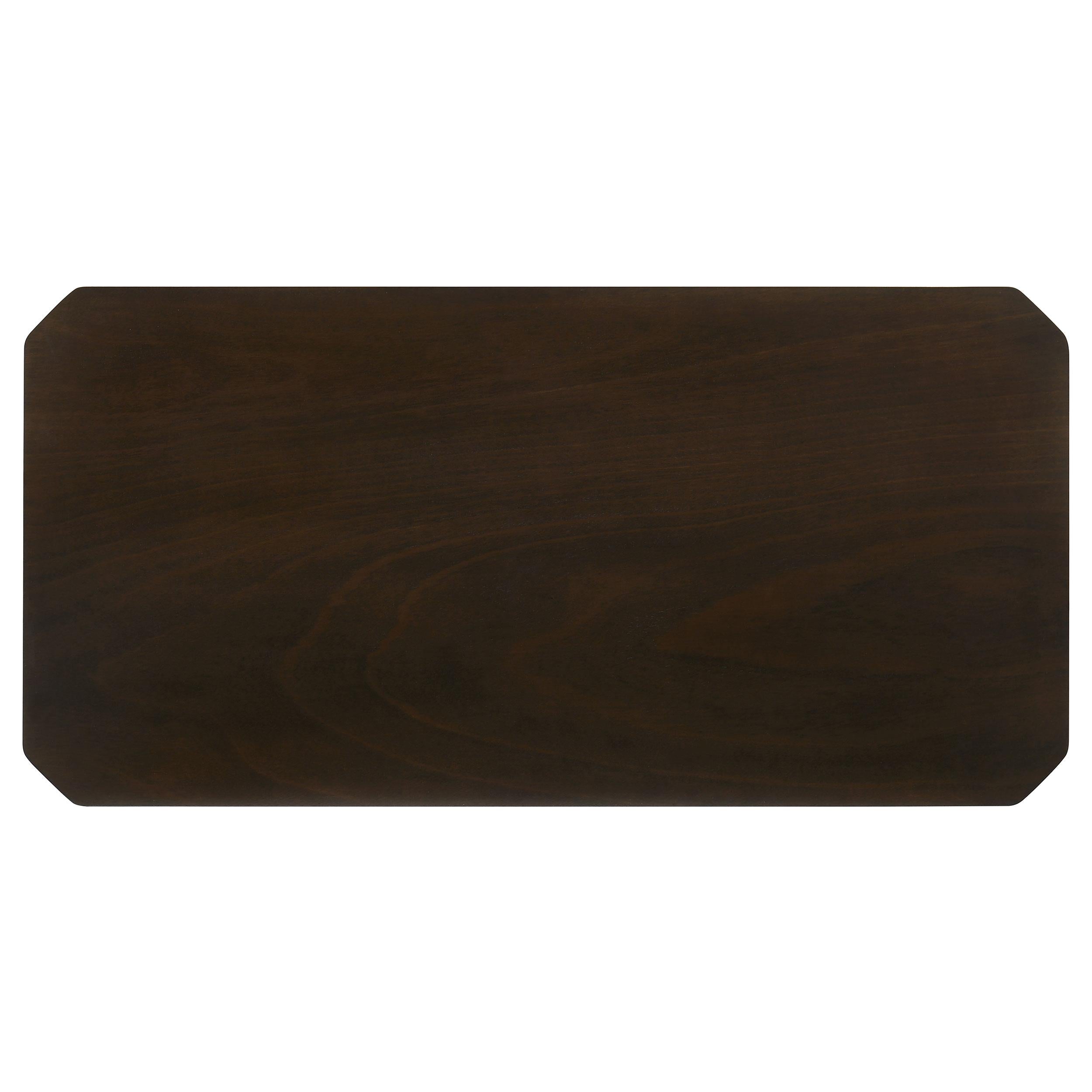  Coaster Furniture Amaro 736184 3-piece Coffee and End Table Set - Dark Brown IMAGE 9