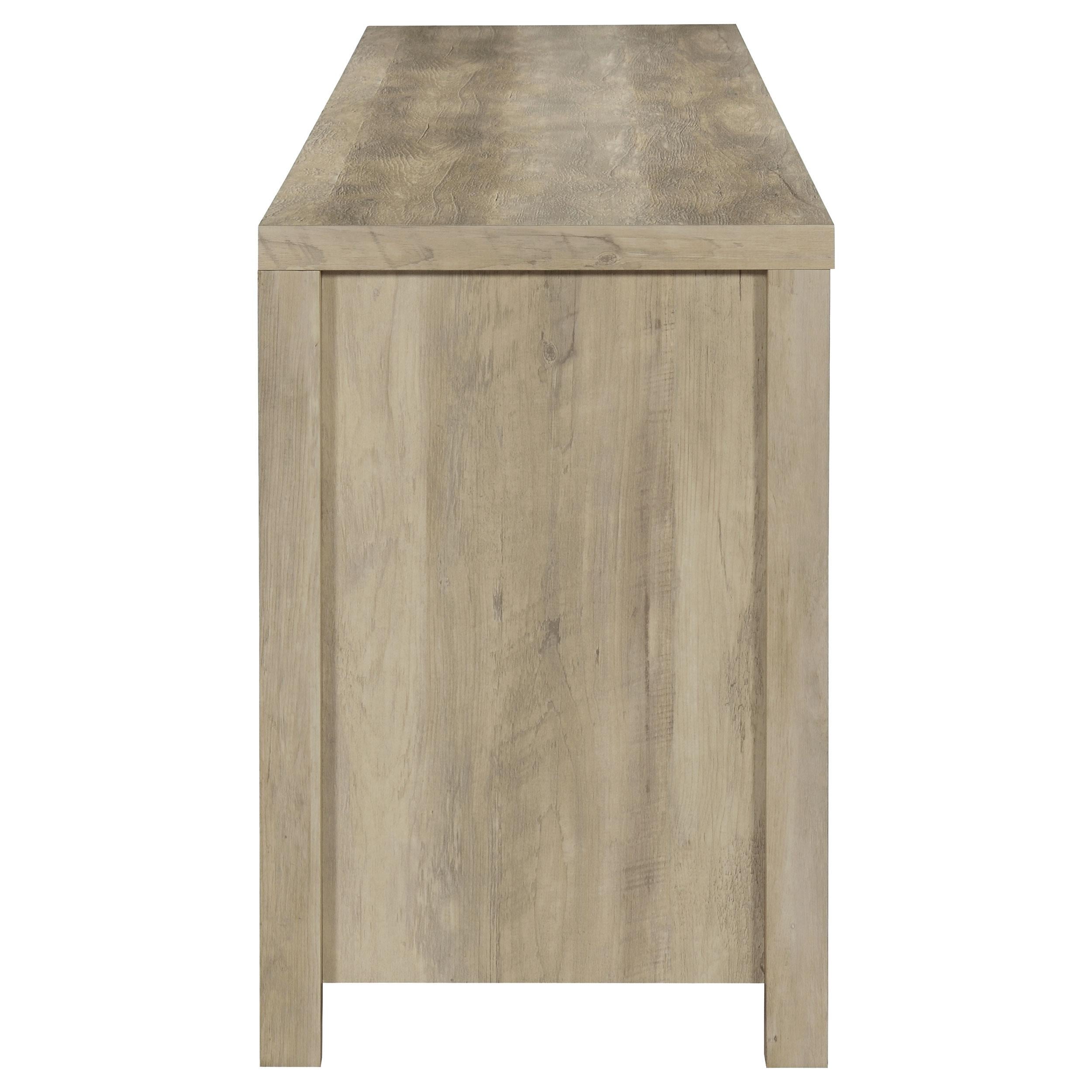  Coaster Furniture Madra 736263 2-door Engineered Wood 79" TV Stand - Distressed Pine IMAGE 10