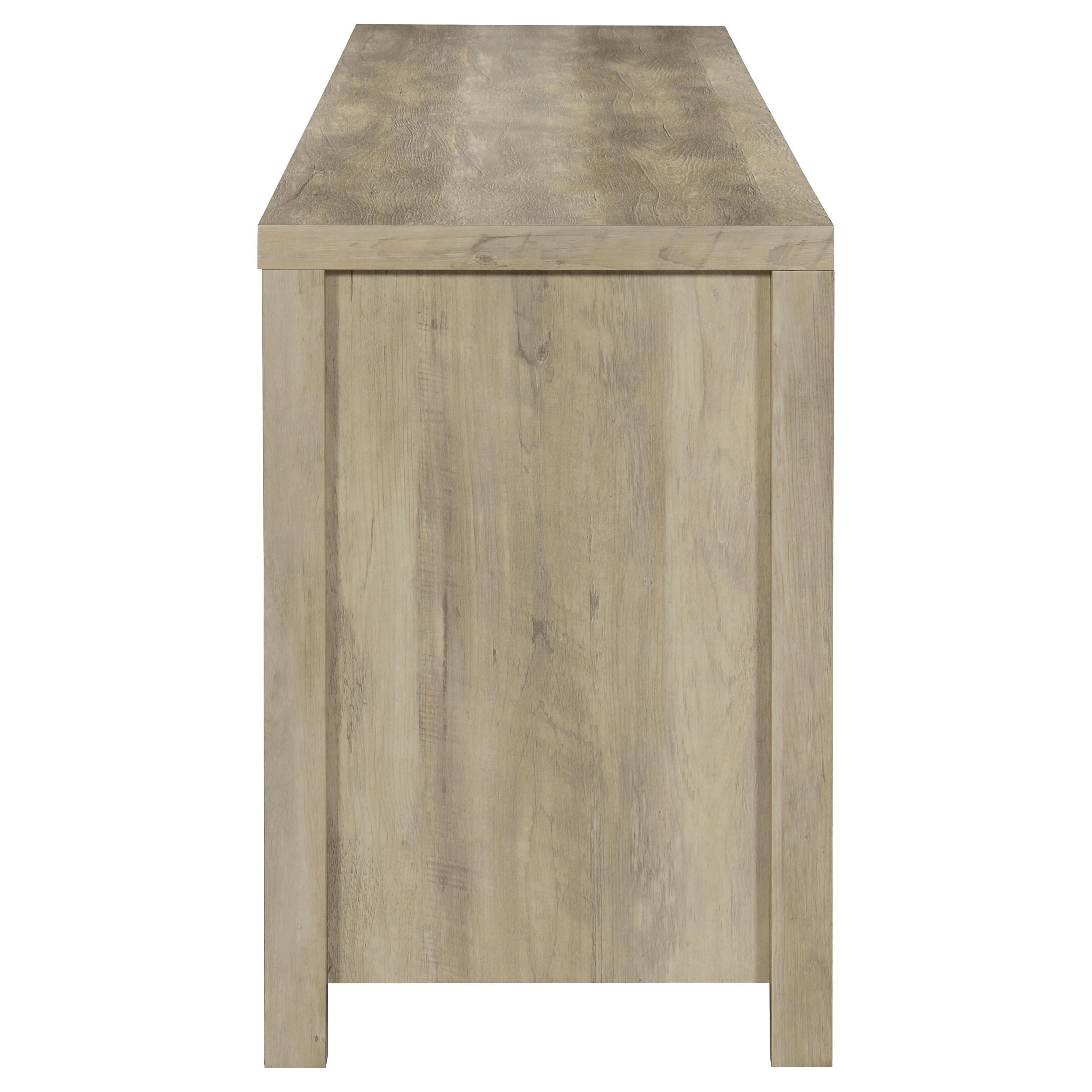  Coaster Furniture Madra 736263 2-door Engineered Wood 79" TV Stand - Distressed Pine IMAGE 7