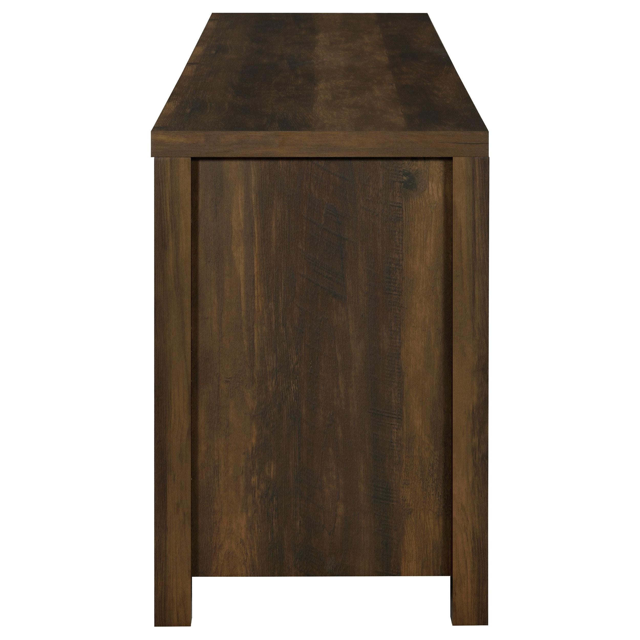  Coaster Furniture Madra 736273 2-door Engineered Wood 79" TV Stand - Dark Pine IMAGE 7