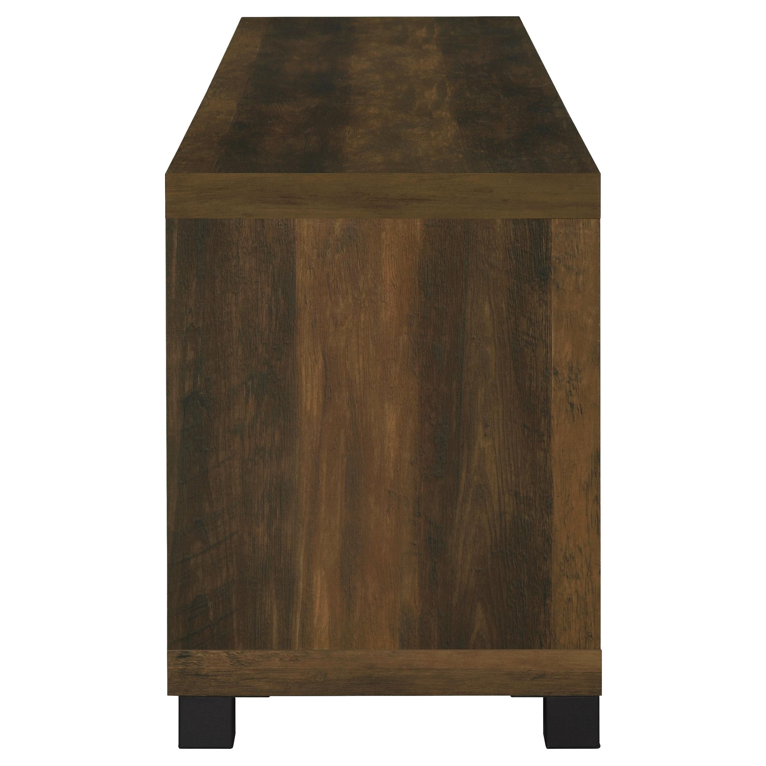  Coaster Furniture Sachin 736293 4-door Engineered Wood 79" TV Stand - Dark Pine IMAGE 5