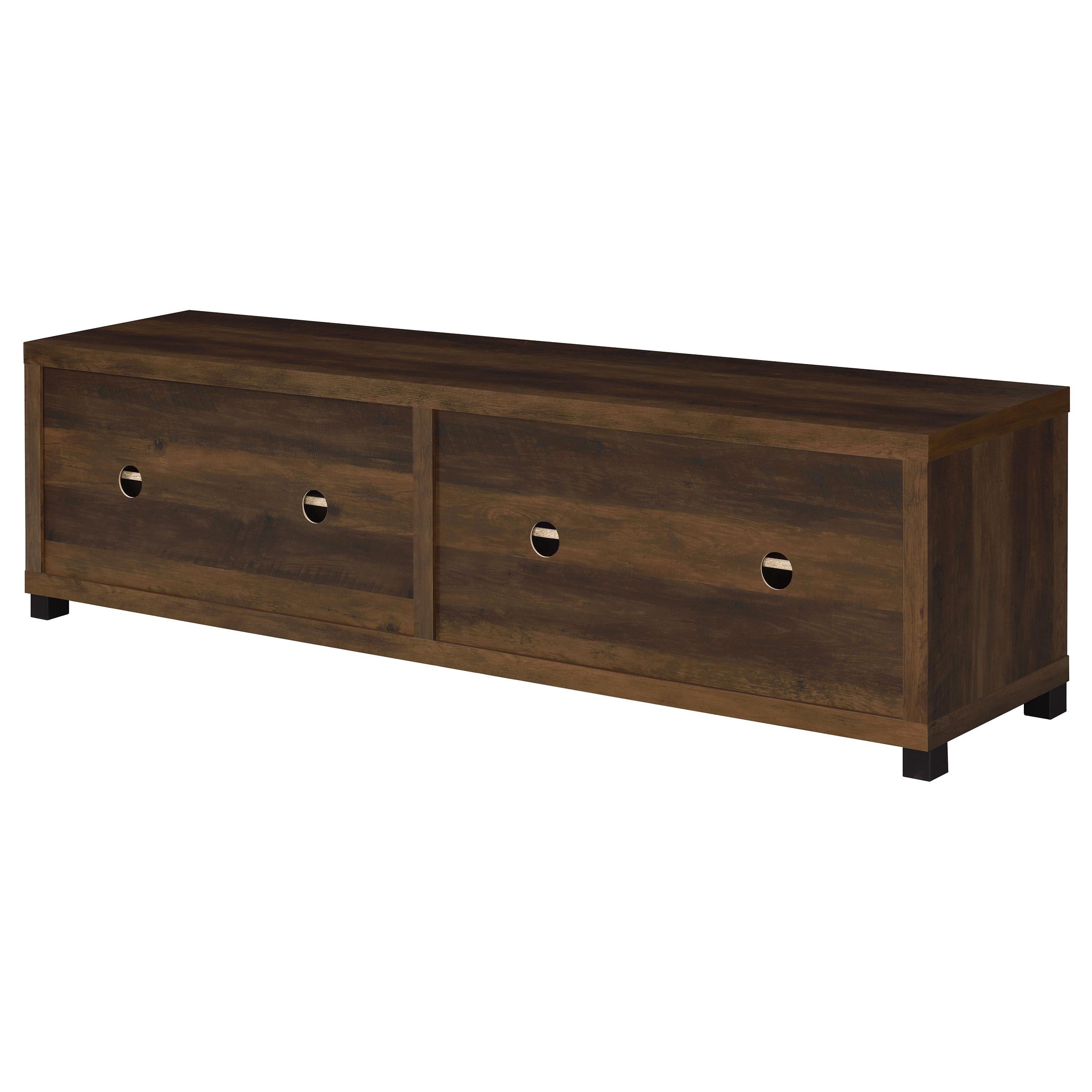  Coaster Furniture Sachin 736293 4-door Engineered Wood 79" TV Stand - Dark Pine IMAGE 7