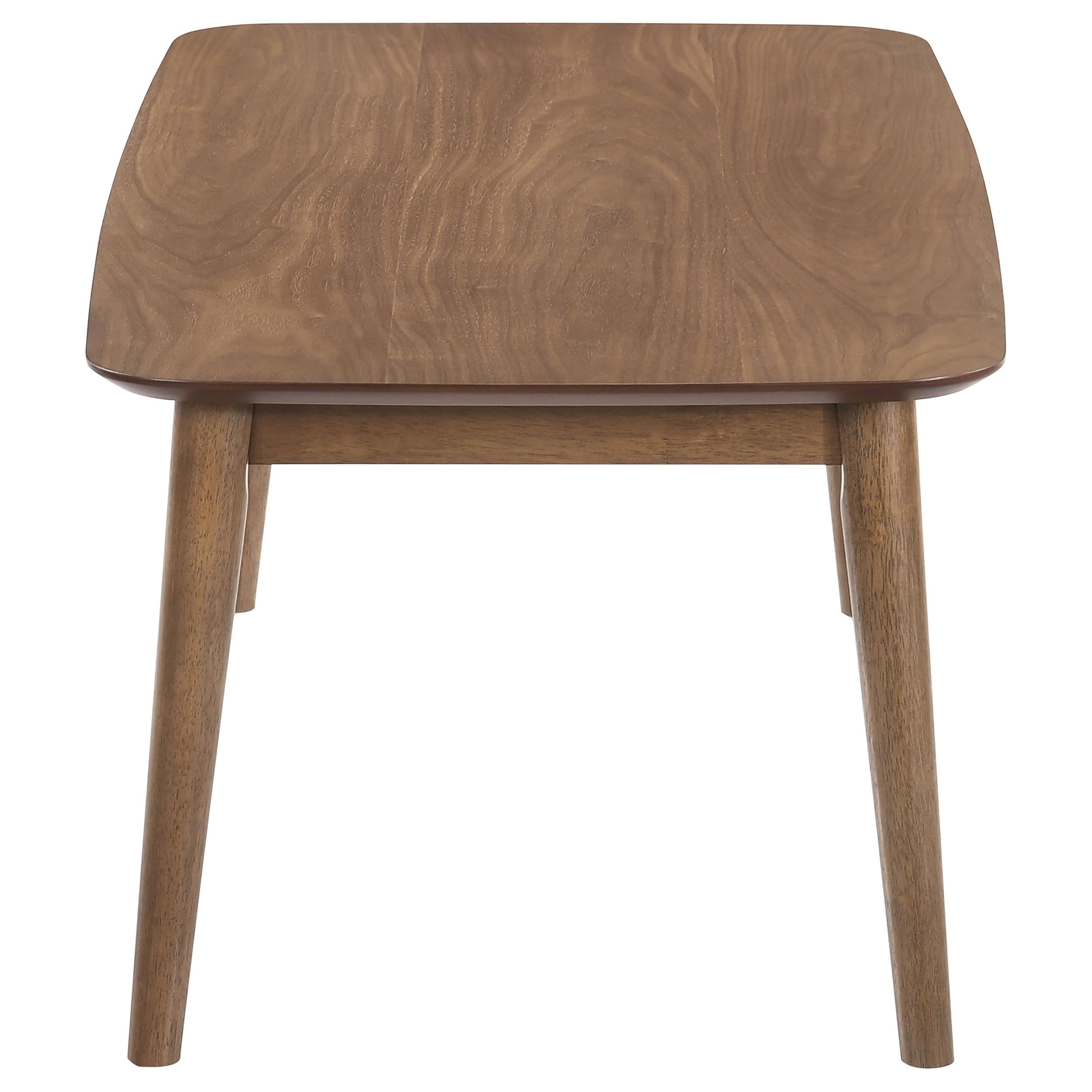  Coaster Furniture Radley 753524 3-piece Rectangular Coffee Table Set - Natural Walnut IMAGE 4