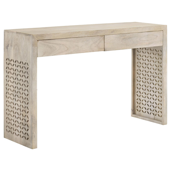 Coaster Furniture Rickman 959543 2-Drawer Wood Entryway Console Table - White Washed