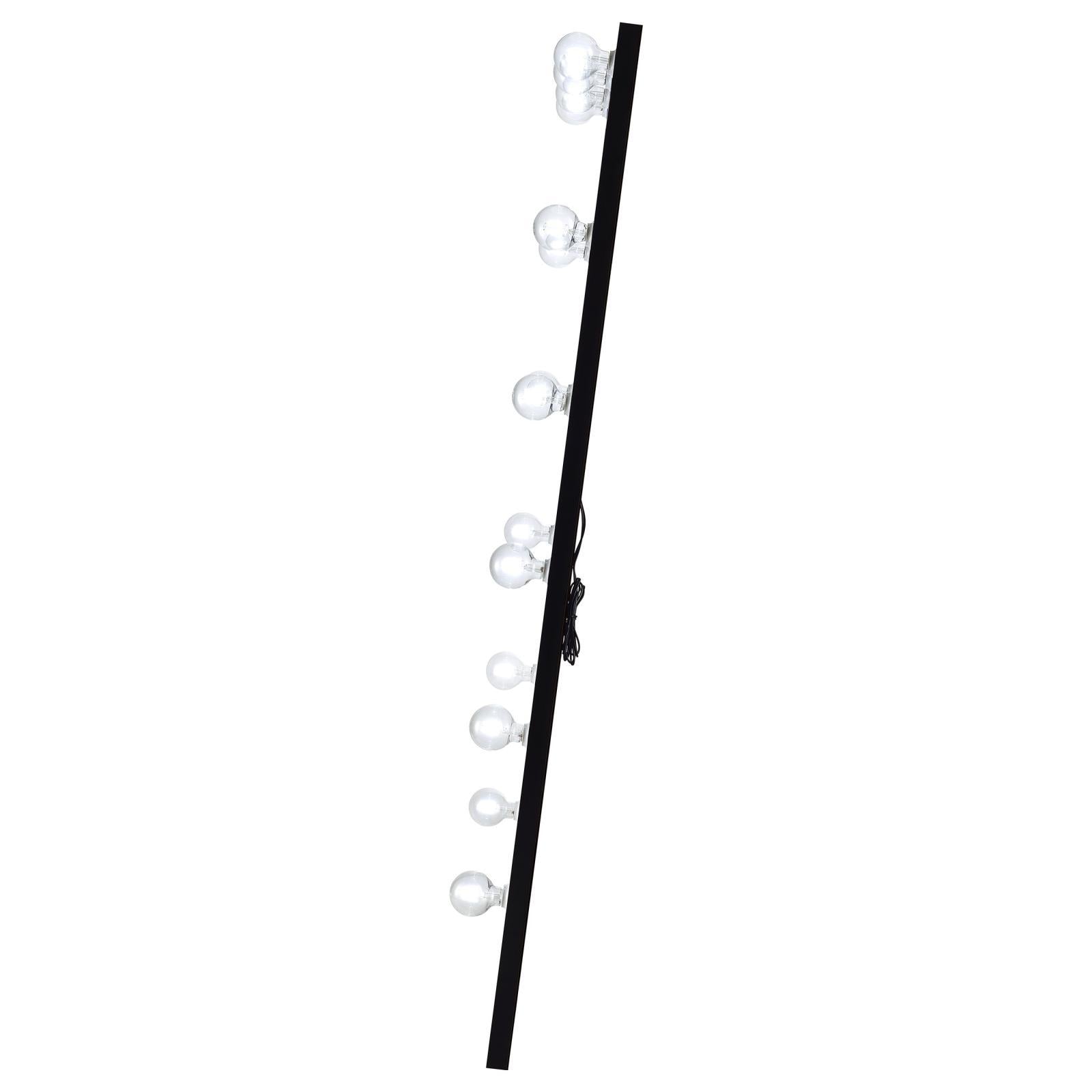  Coaster Furniture Zayan 969557 32 x 71 Inch Floor Mirror LED Lighting - Black Gloss IMAGE 7