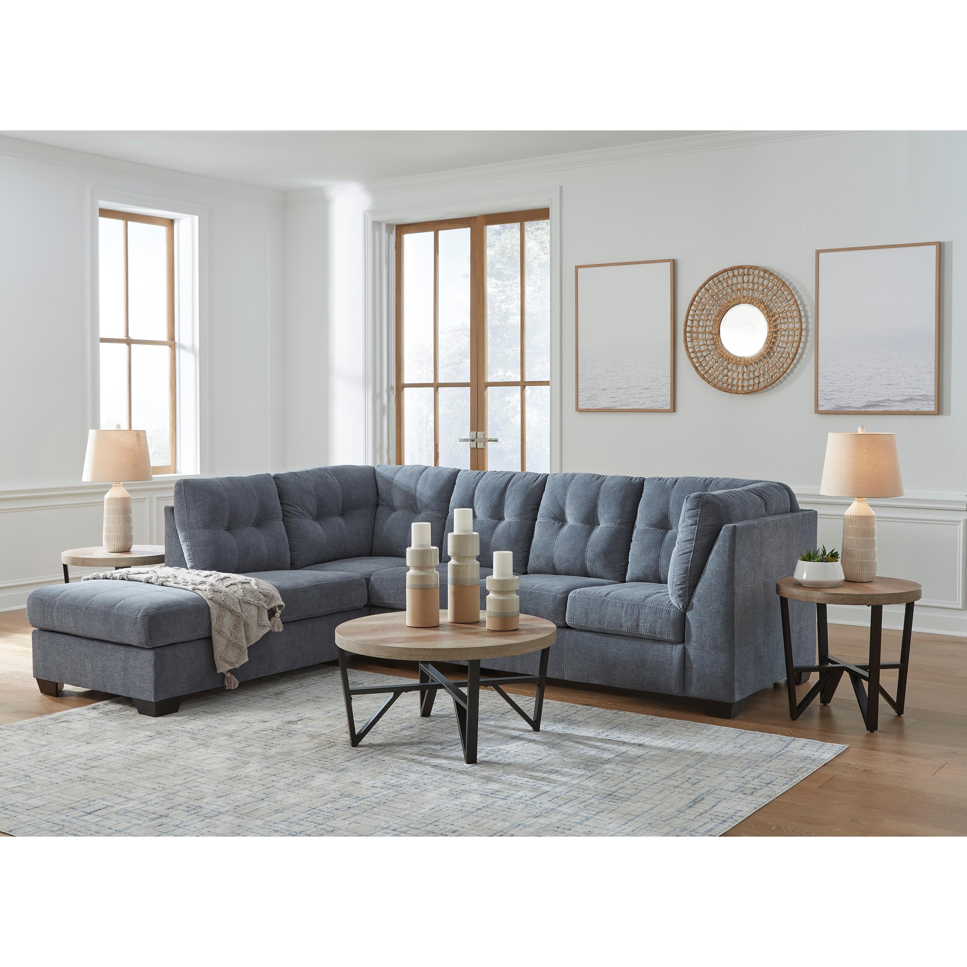  Signature Design by Ashley Marleton 55303S3 2 pc Sleeper Sectional with Chaise IMAGE 6