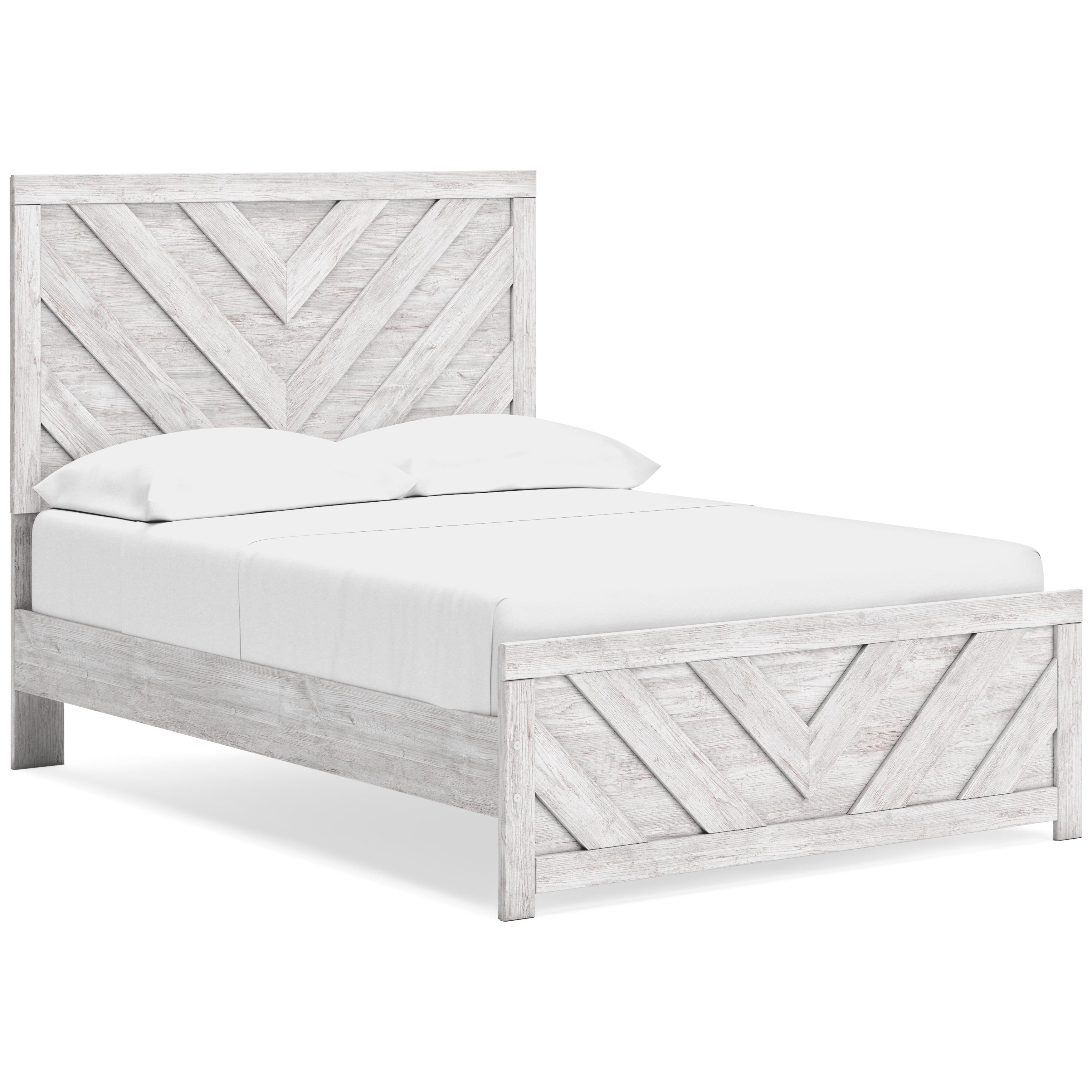  Size_Full --  Cayboni B3788B2 Full Panel Bed IMAGE 1