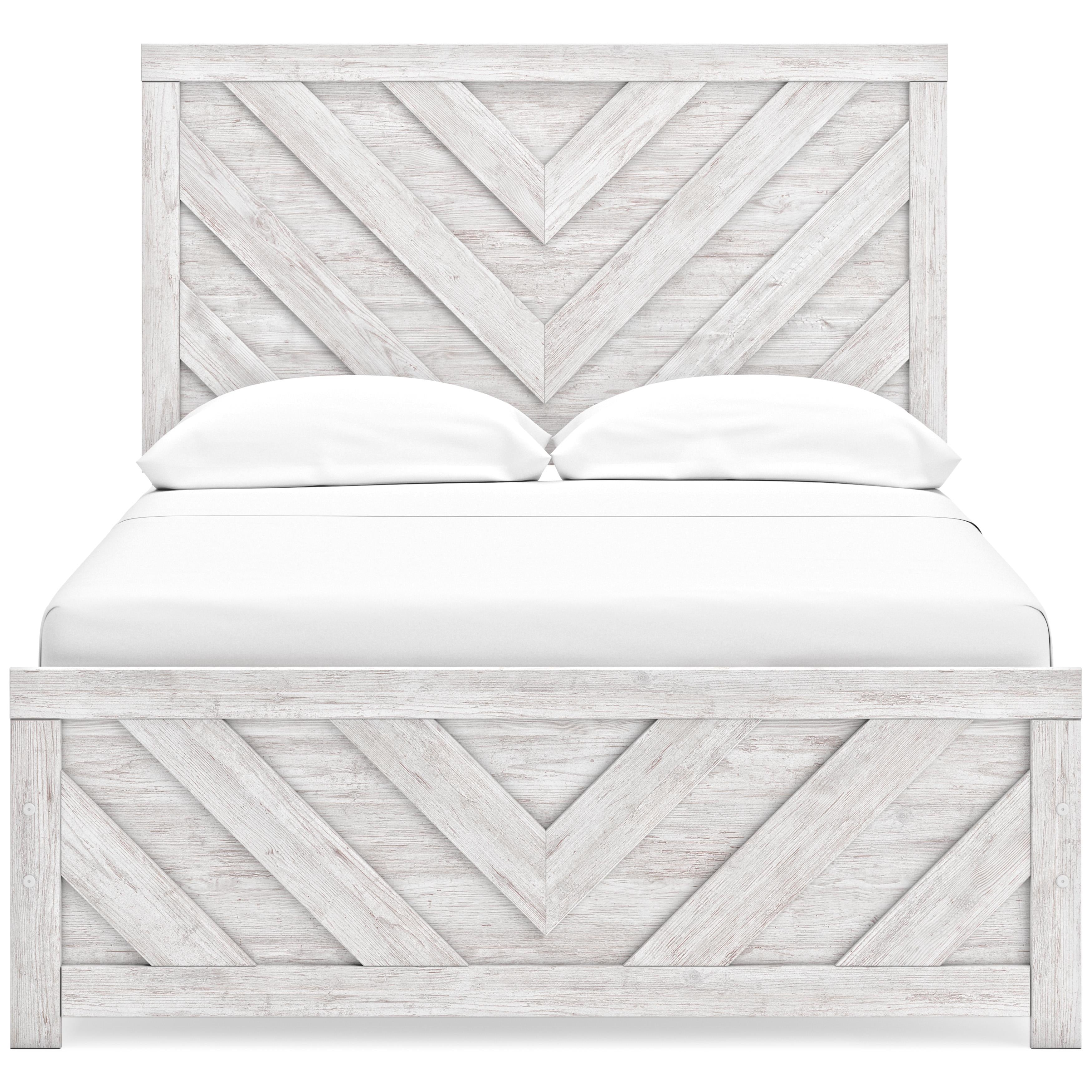  Size_Full --  Cayboni B3788B2 Full Panel Bed IMAGE 2