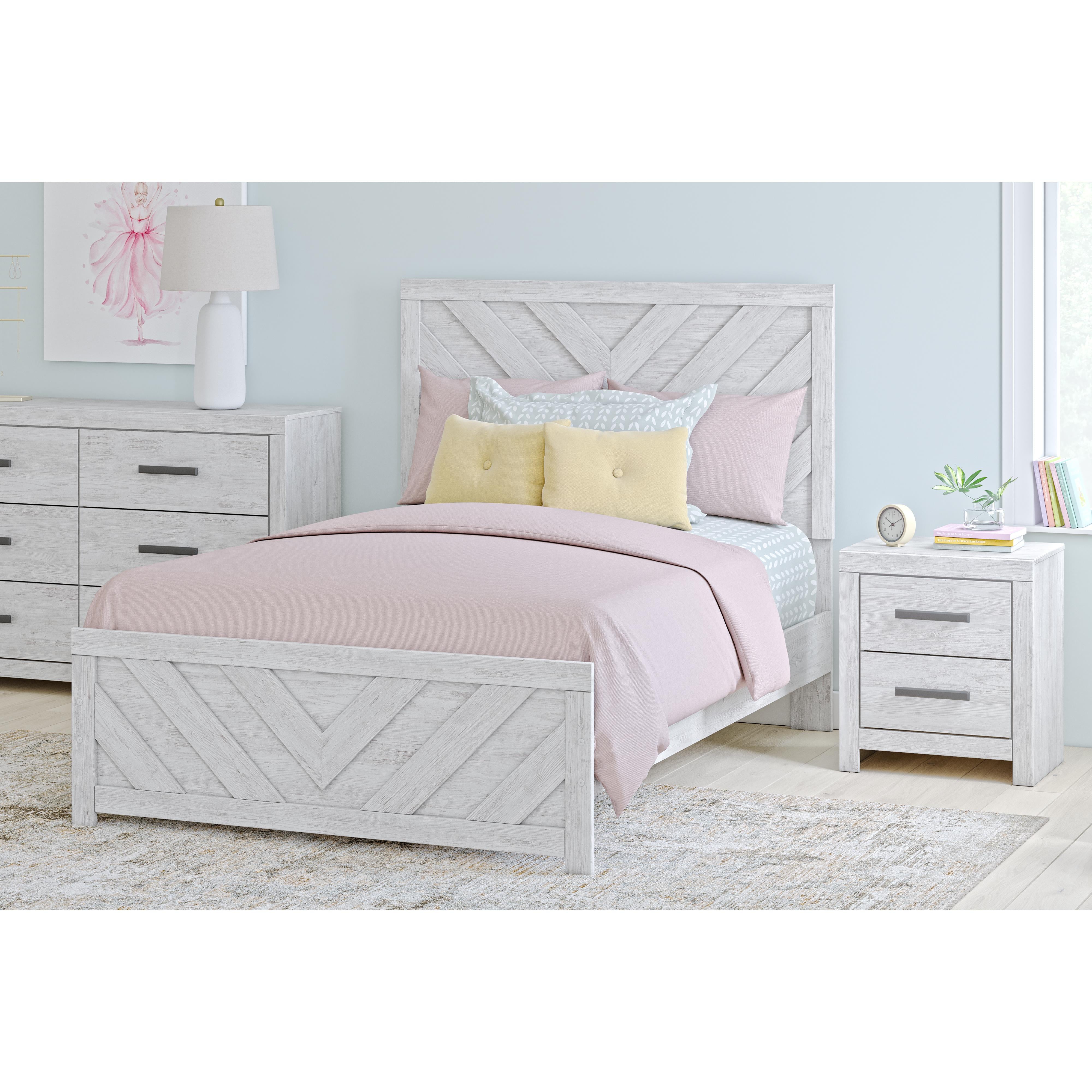  Size_Full --  Cayboni B3788B2 Full Panel Bed IMAGE 6