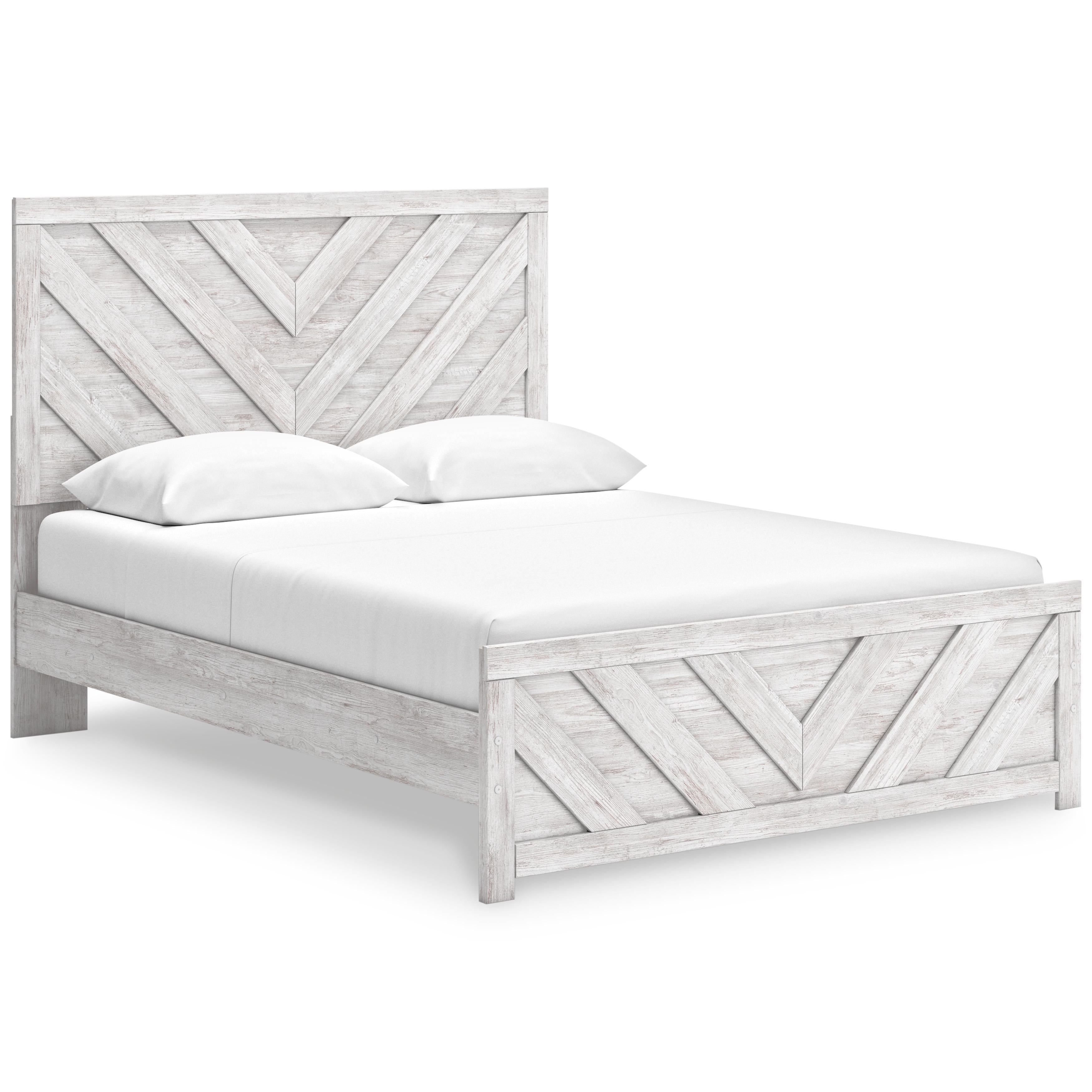  Size_Queen --  Cayboni B3788B4 Queen Panel Bed IMAGE 1