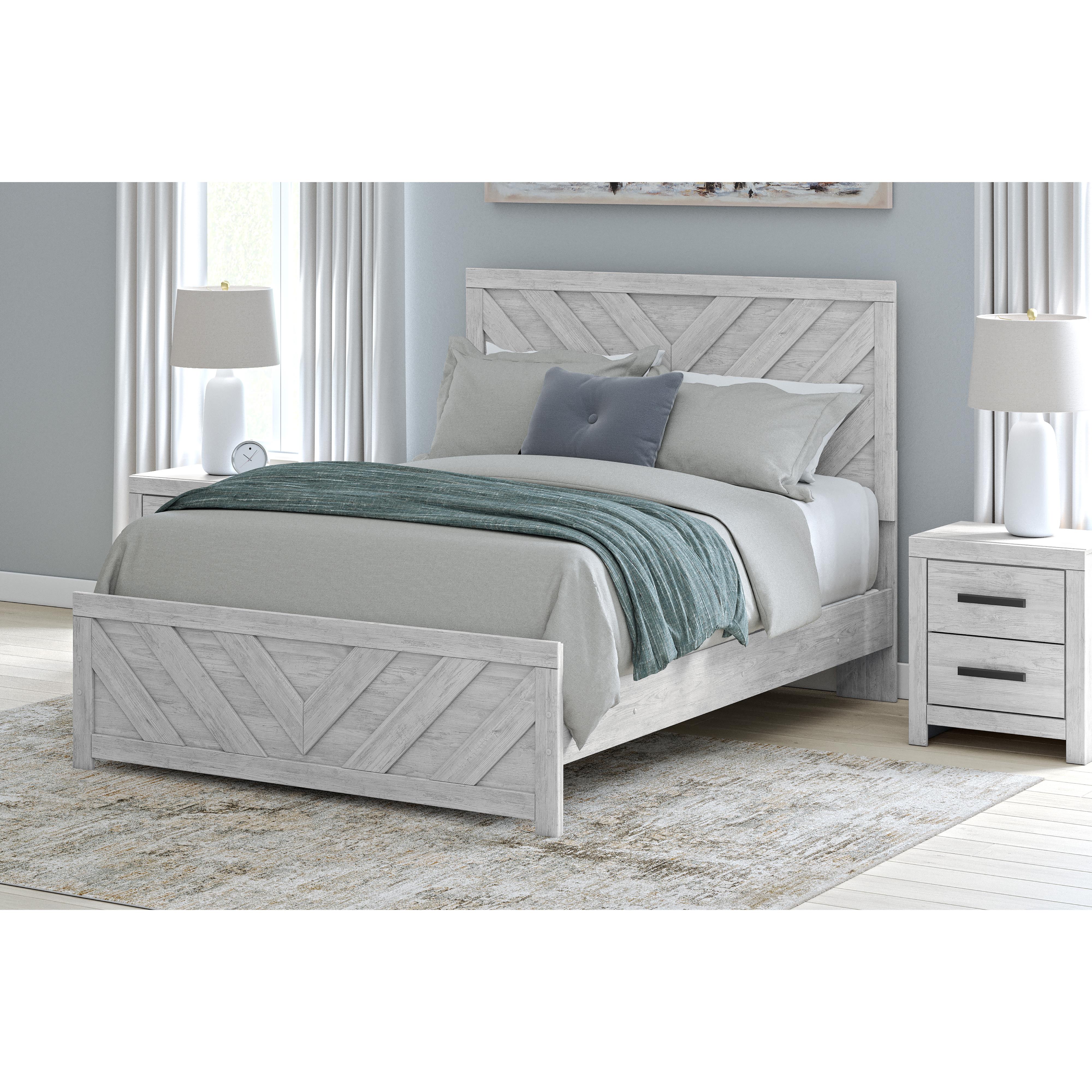  Size_Queen --  Cayboni B3788B4 Queen Panel Bed IMAGE 5