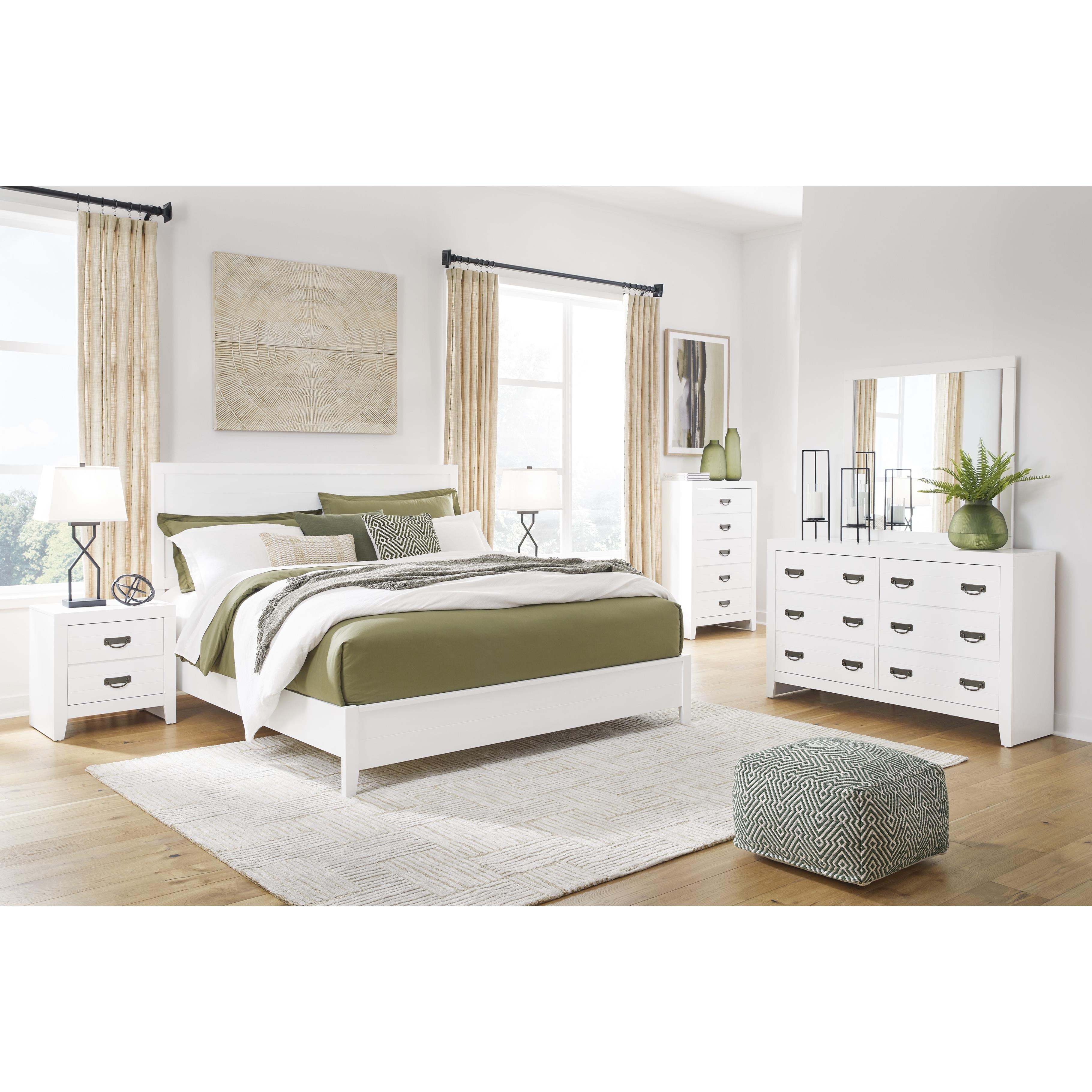  Size_California King --  Binterglen B427B9 California King Panel Bed IMAGE 7