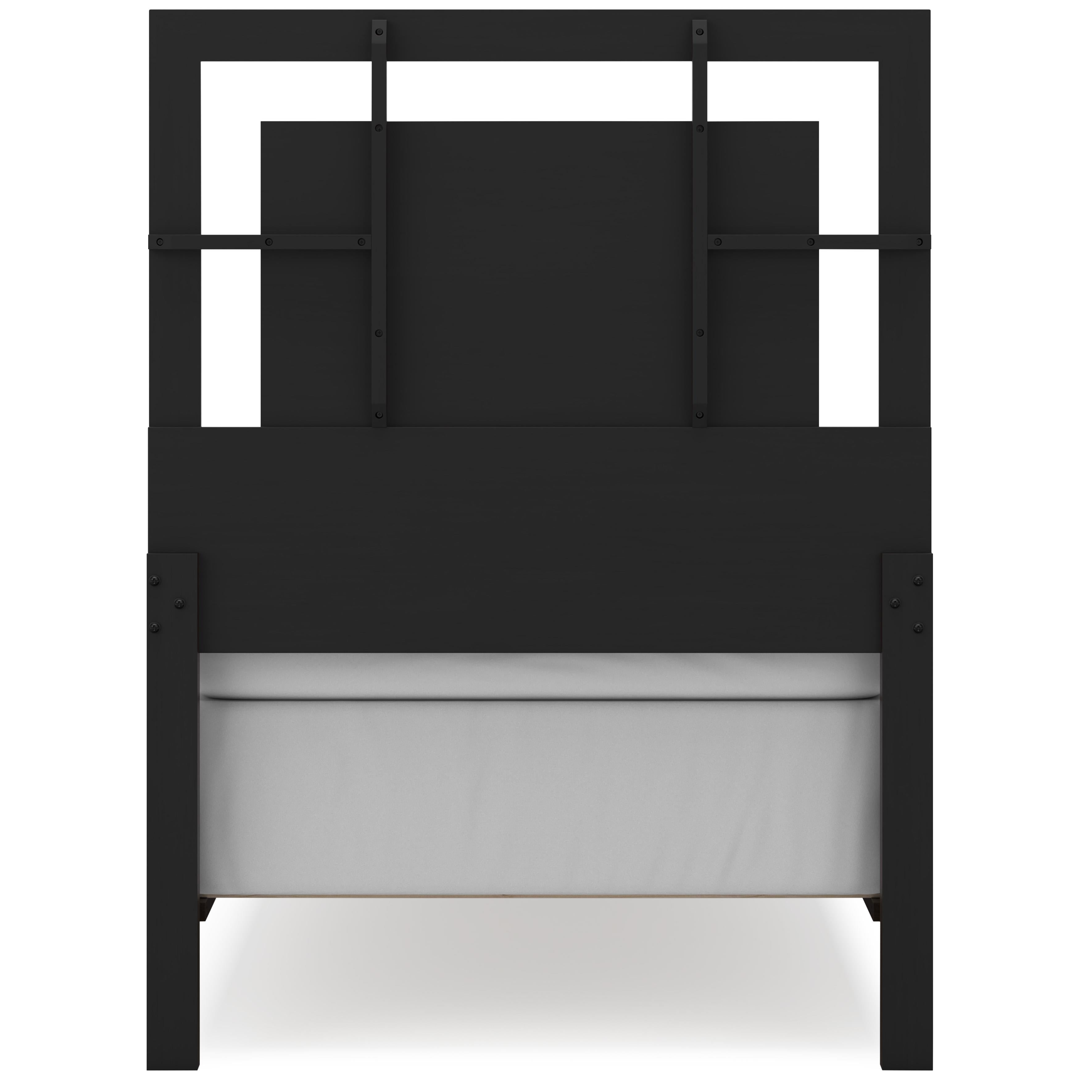  Size_Twin --  Signature Design by Ashley Covetown Panel Bed IMAGE 4