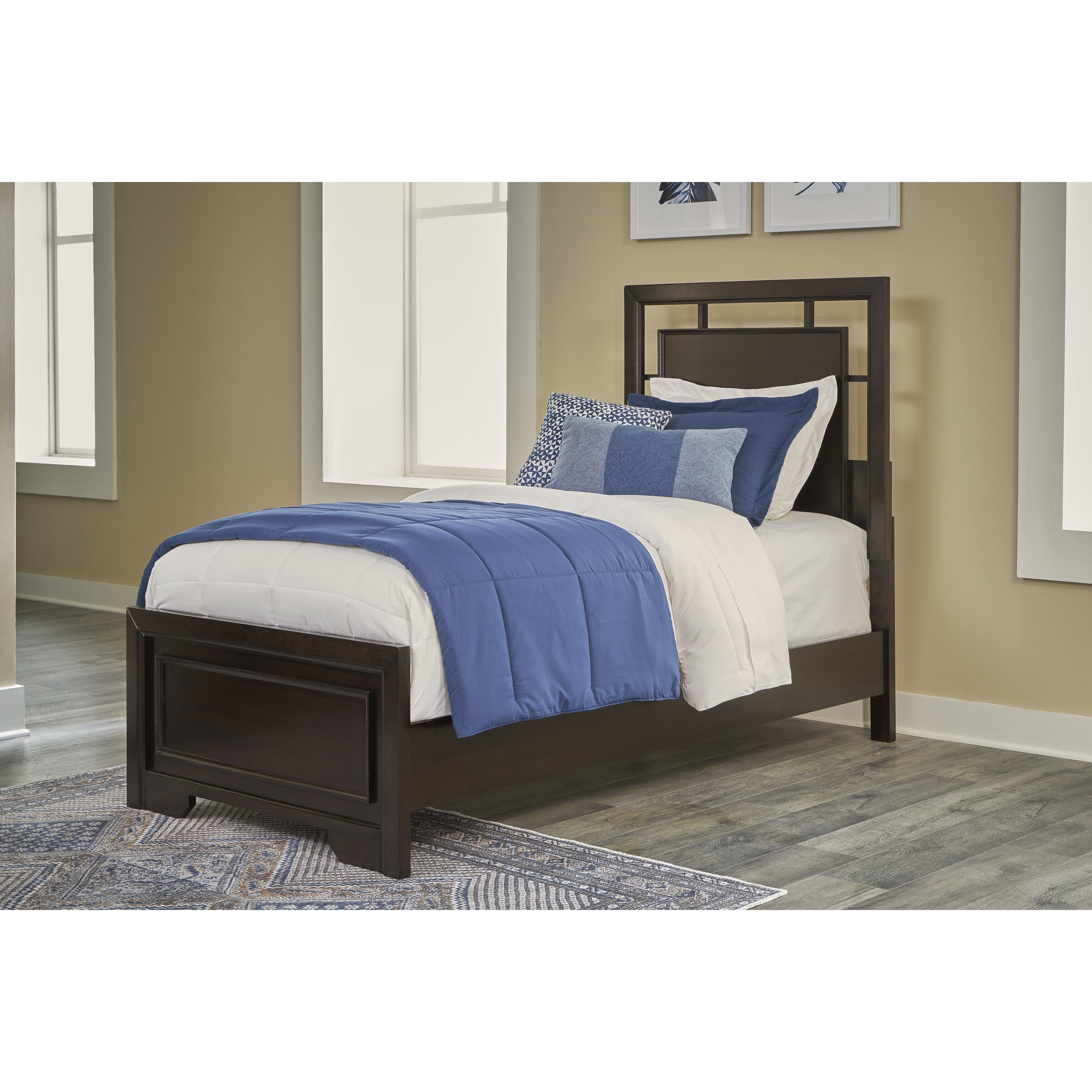  Size_Twin --  Signature Design by Ashley Covetown Panel Bed IMAGE 5
