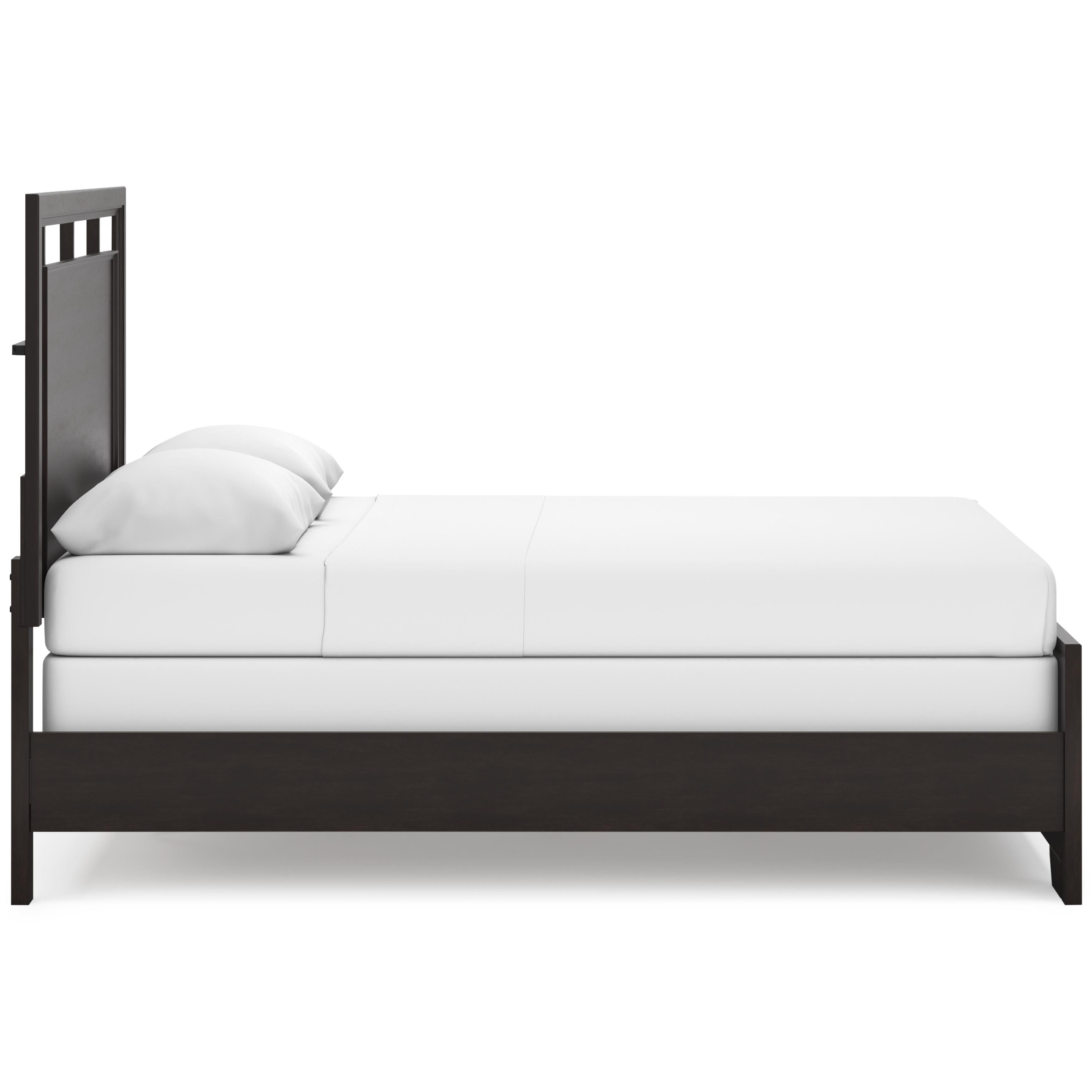  Size_Queen --  Covetown B441B6 Queen Panel Bed IMAGE 3