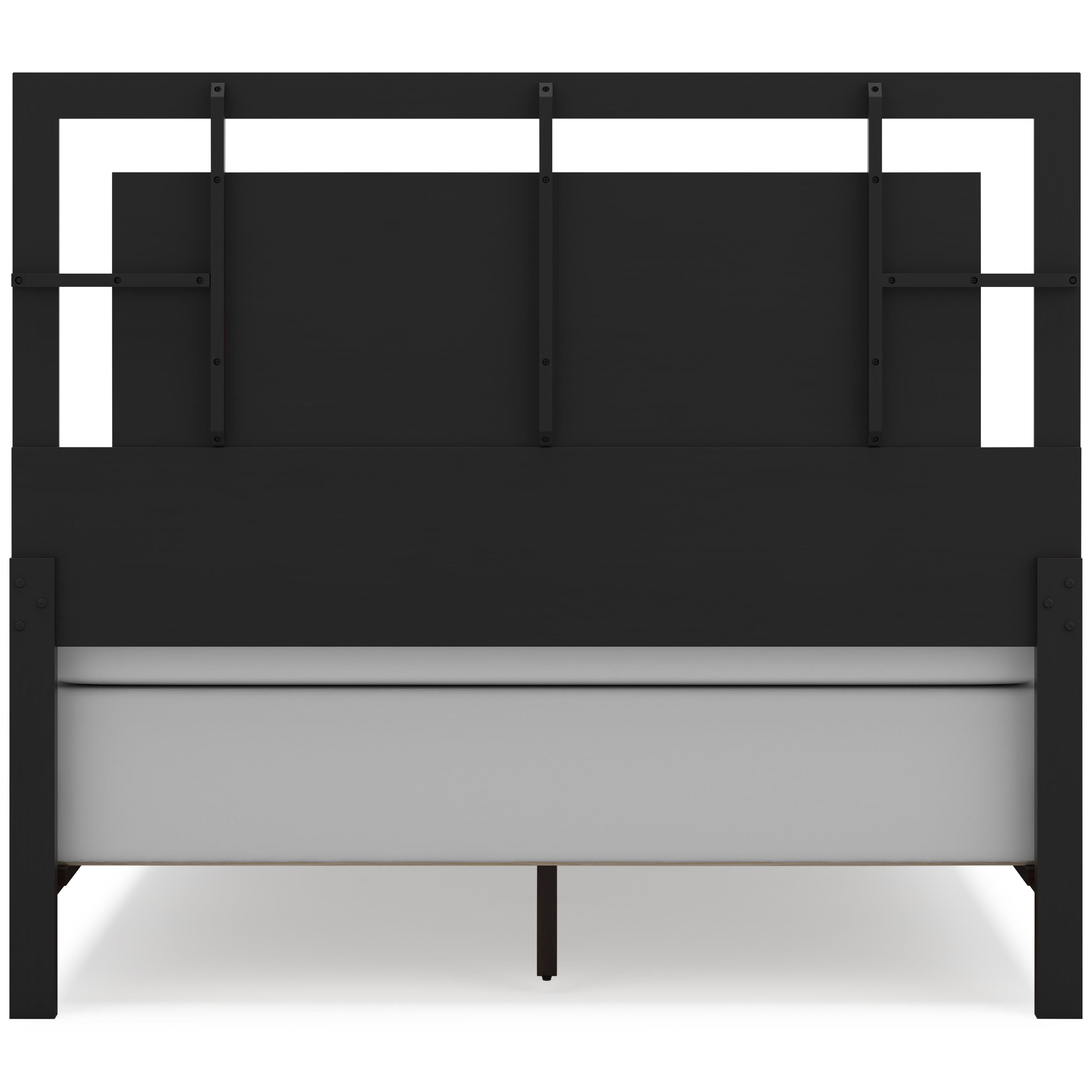  Size_Queen --  Covetown B441B6 Queen Panel Bed IMAGE 4