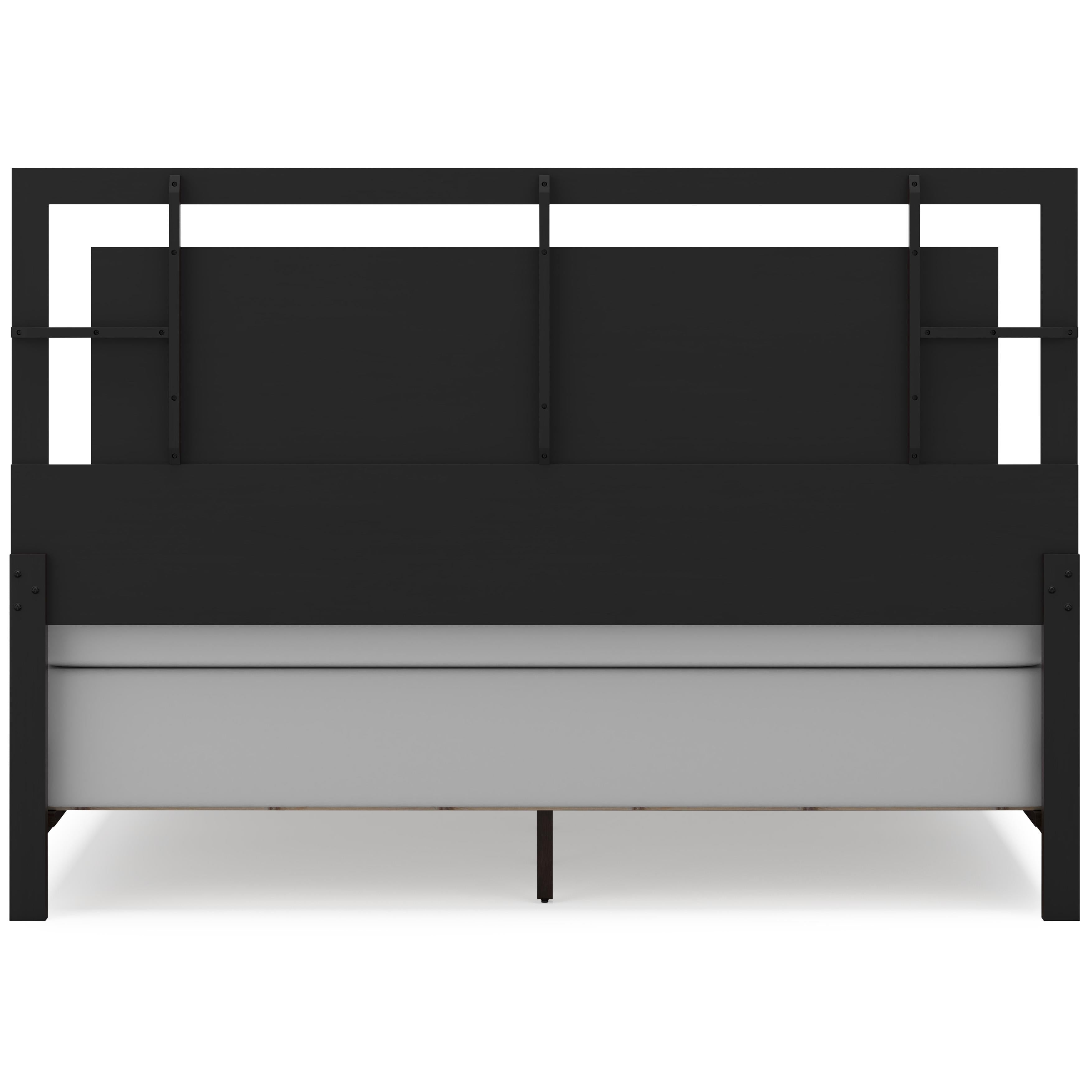  Size_King --  Covetown B441B8 King Panel Bed IMAGE 4