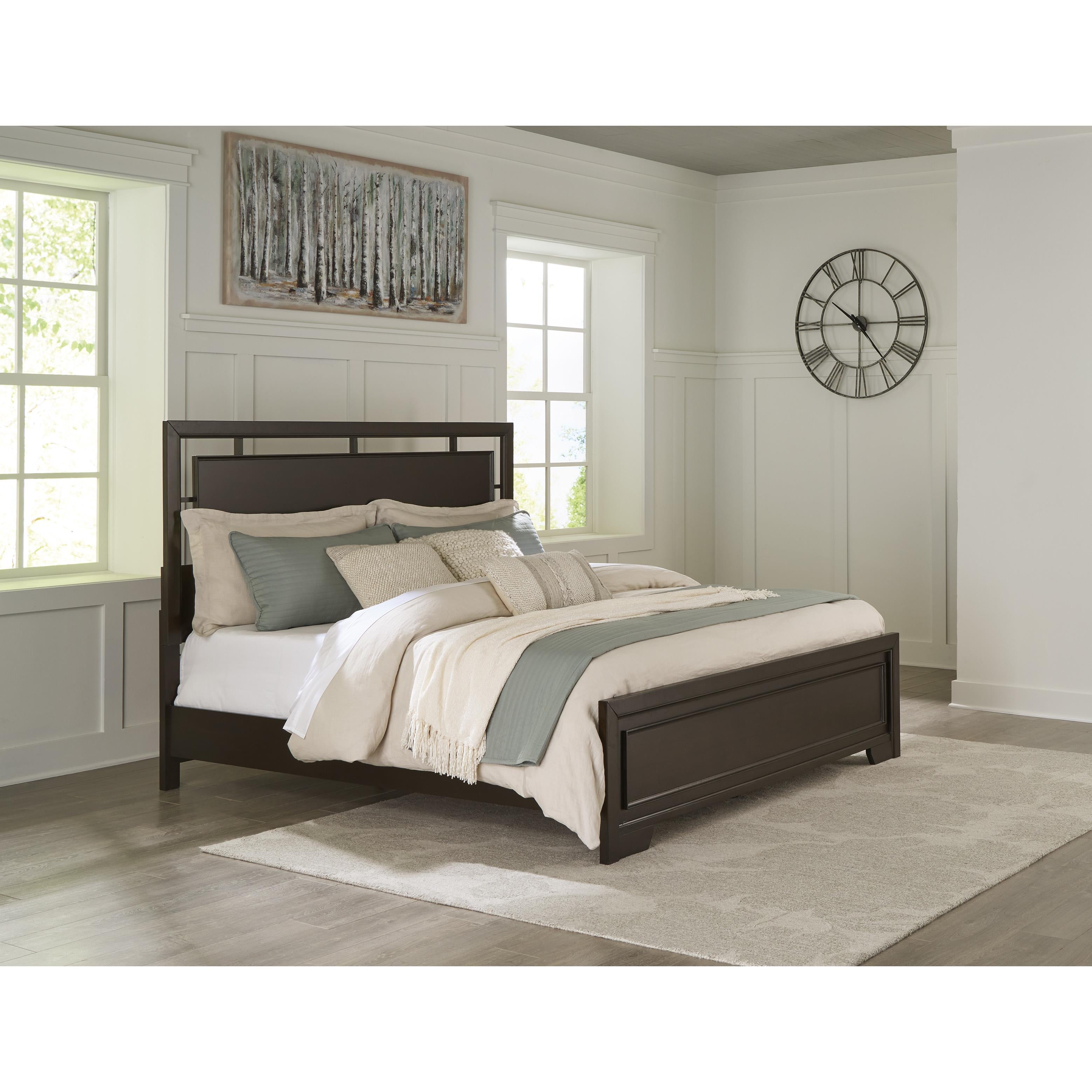 Size_King --  Covetown B441B8 King Panel Bed IMAGE 5
