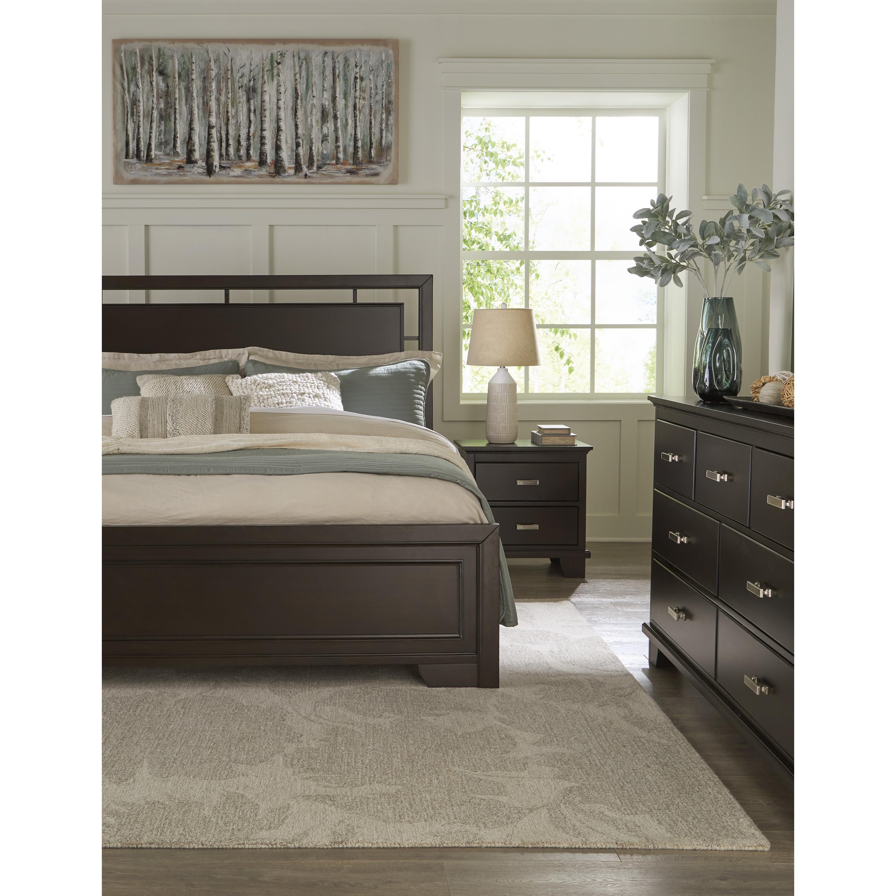  Size_King --  Covetown B441B8 King Panel Bed IMAGE 7