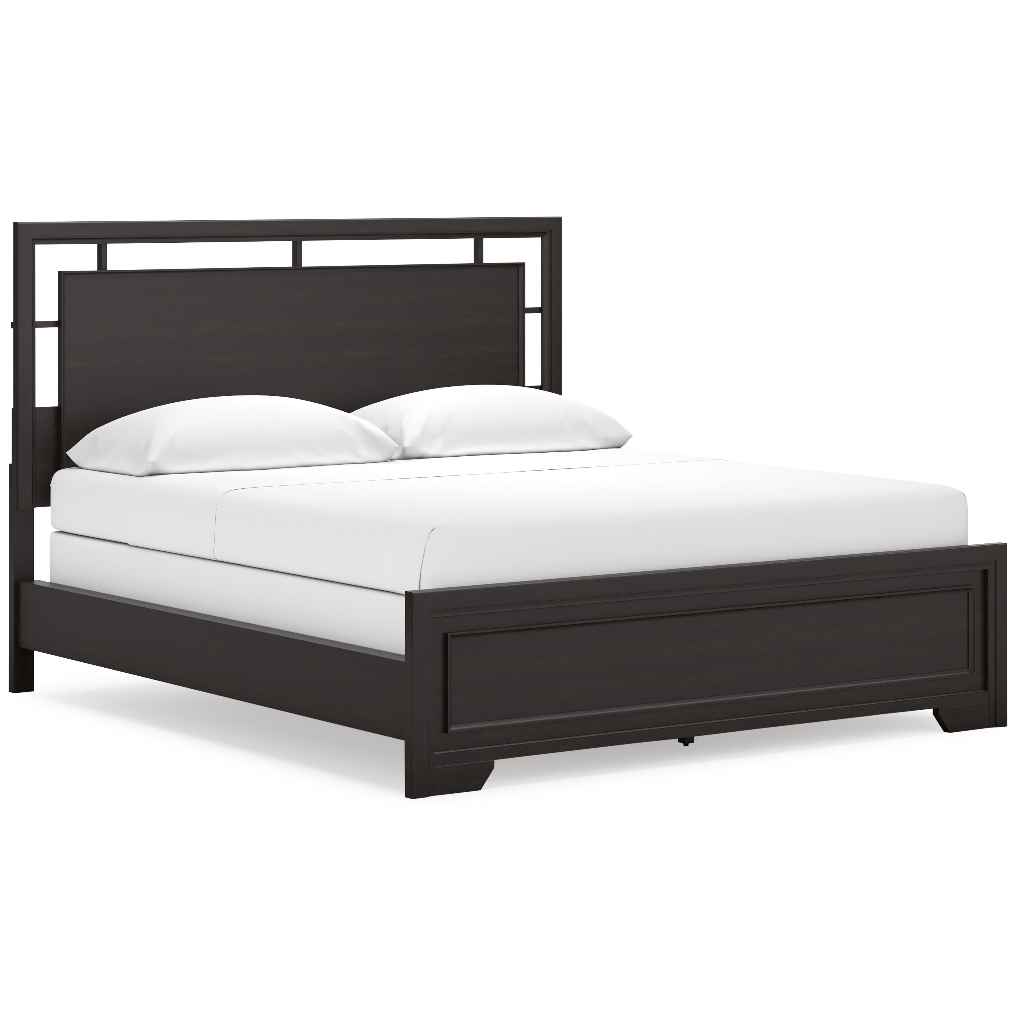  Size_California King --  Covetown B441B9 California King Panel Bed IMAGE 1