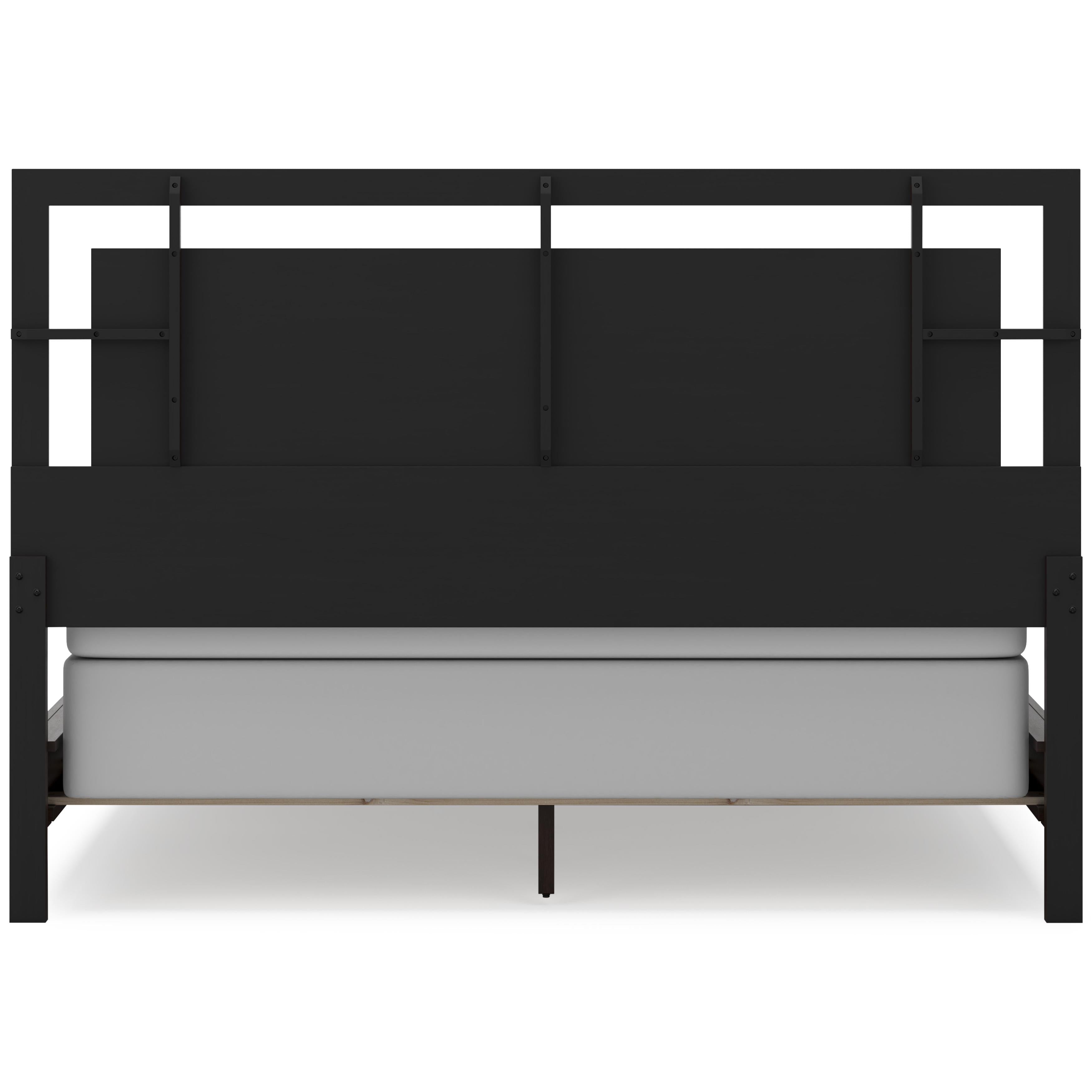  Size_California King --  Covetown B441B9 California King Panel Bed IMAGE 4