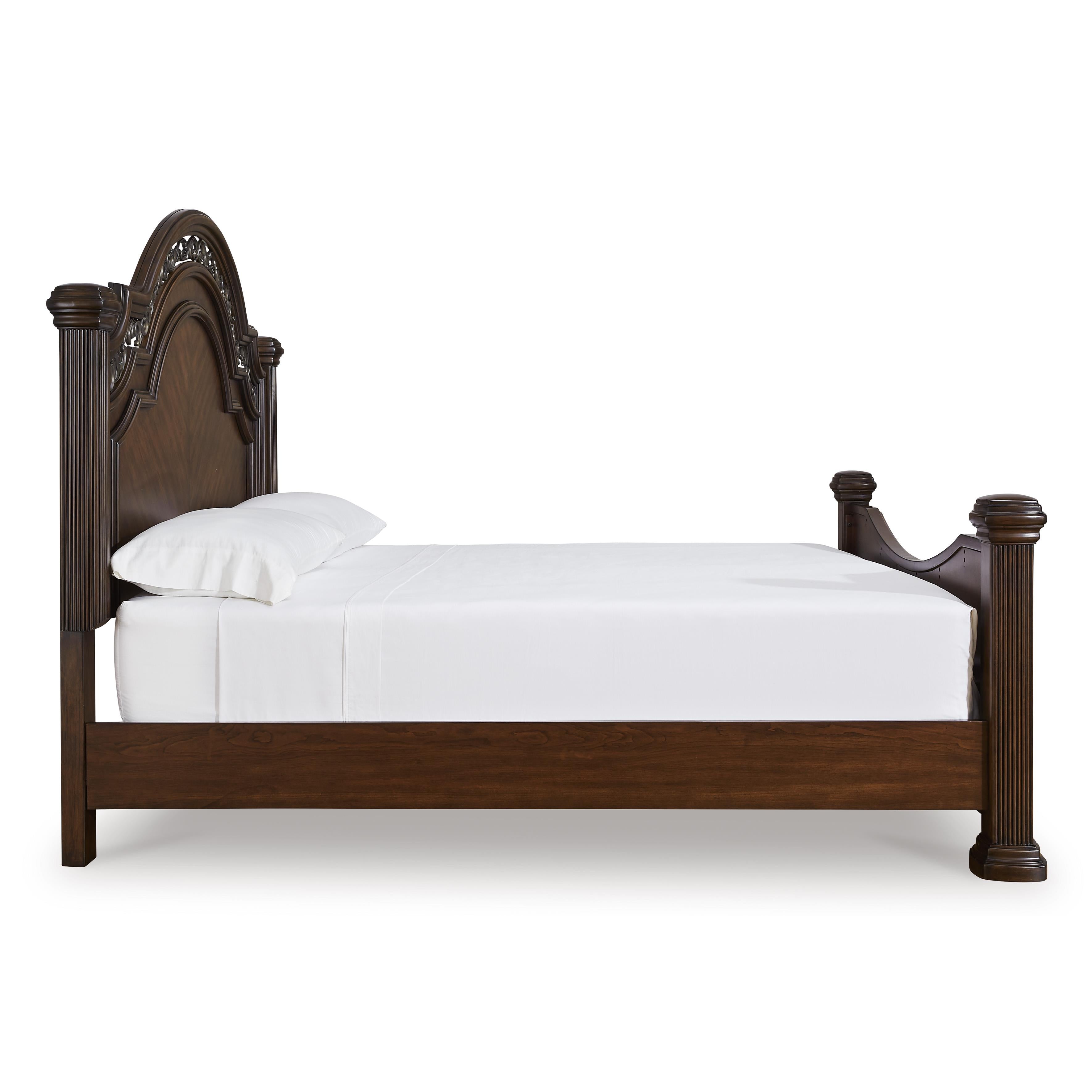  Size_California King --  Lavinton B764B10 California King Poster Bed IMAGE 3