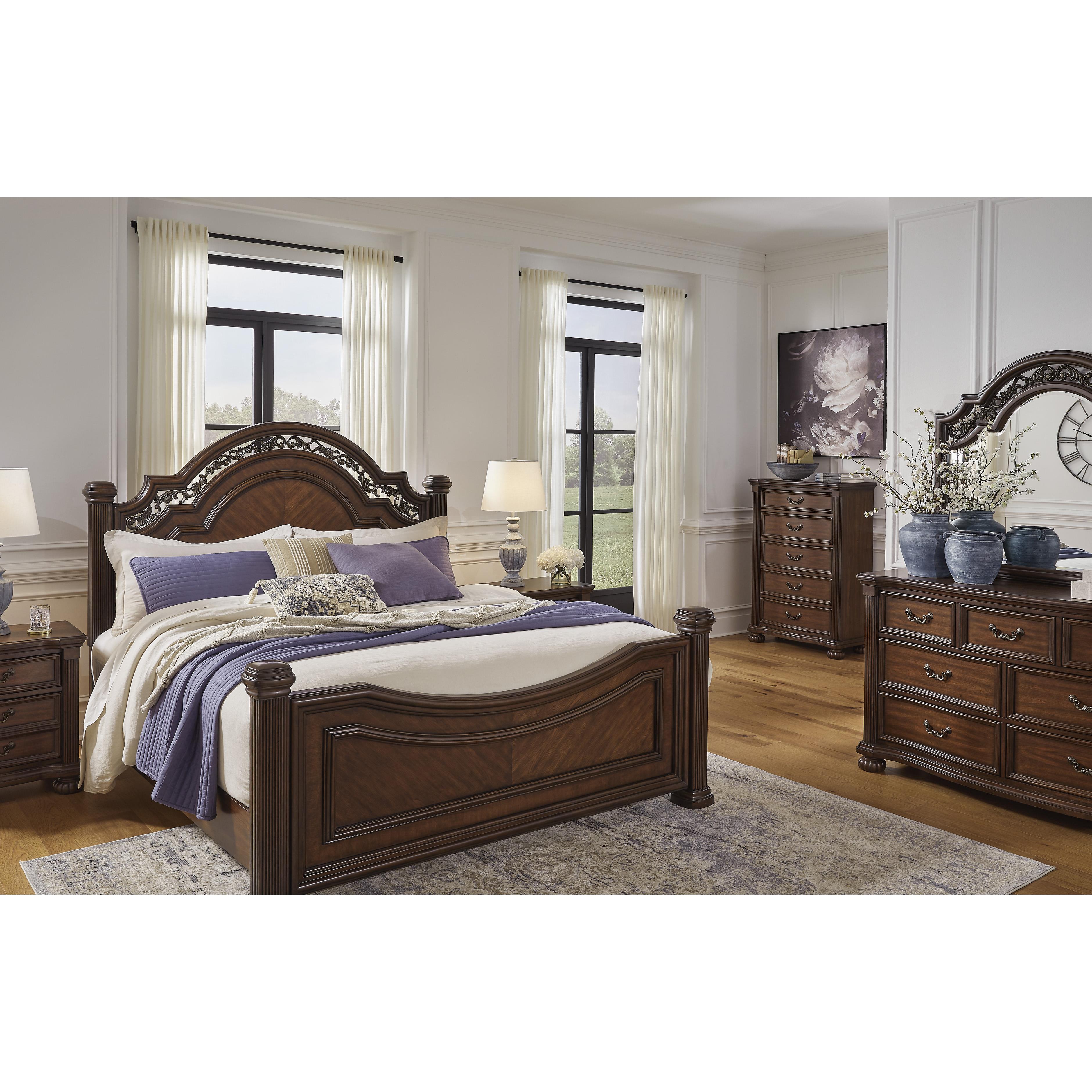  Size_California King --  Lavinton B764B10 California King Poster Bed IMAGE 7