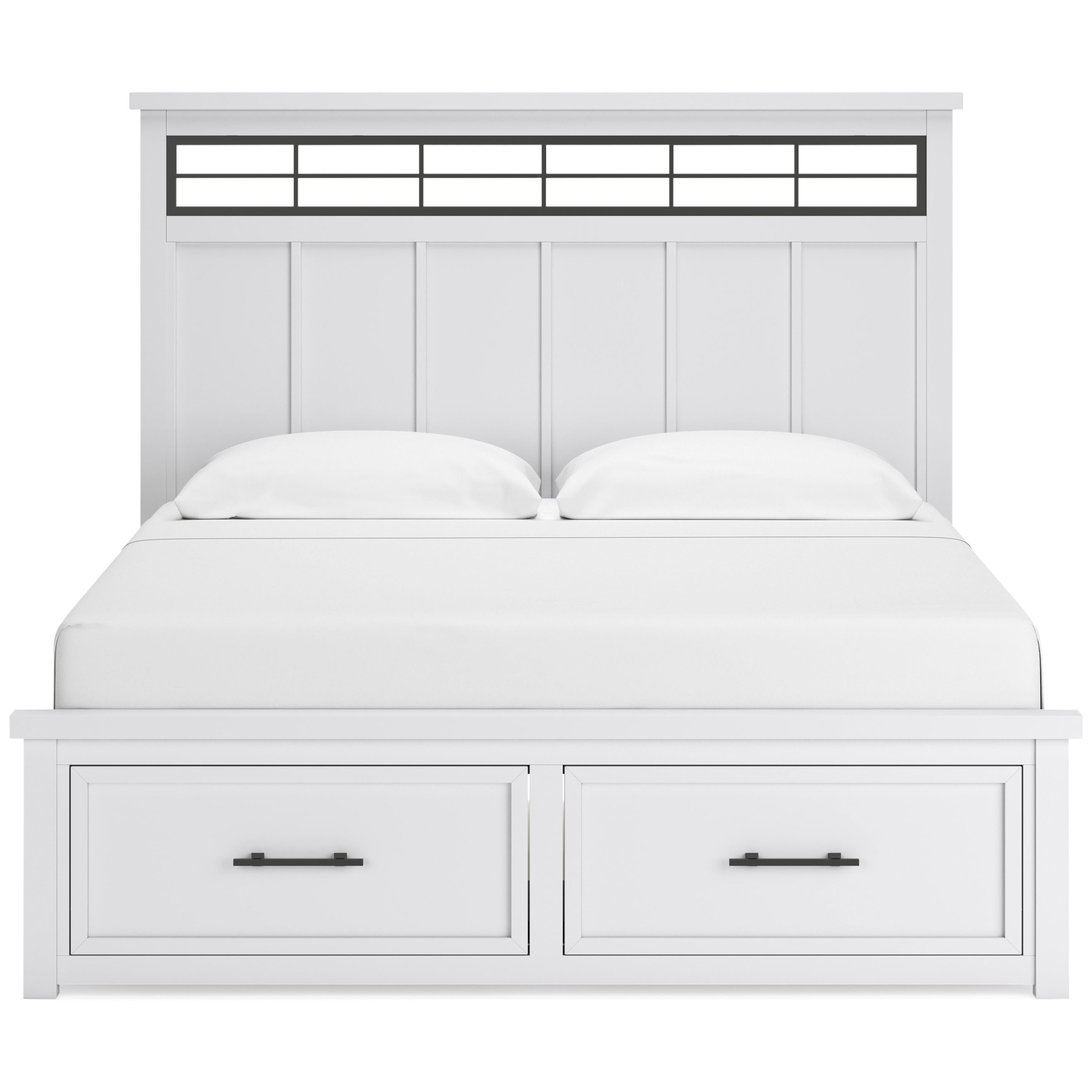  Size_King --  Ashbryn B844B4 King Panel Storage Bed IMAGE 2