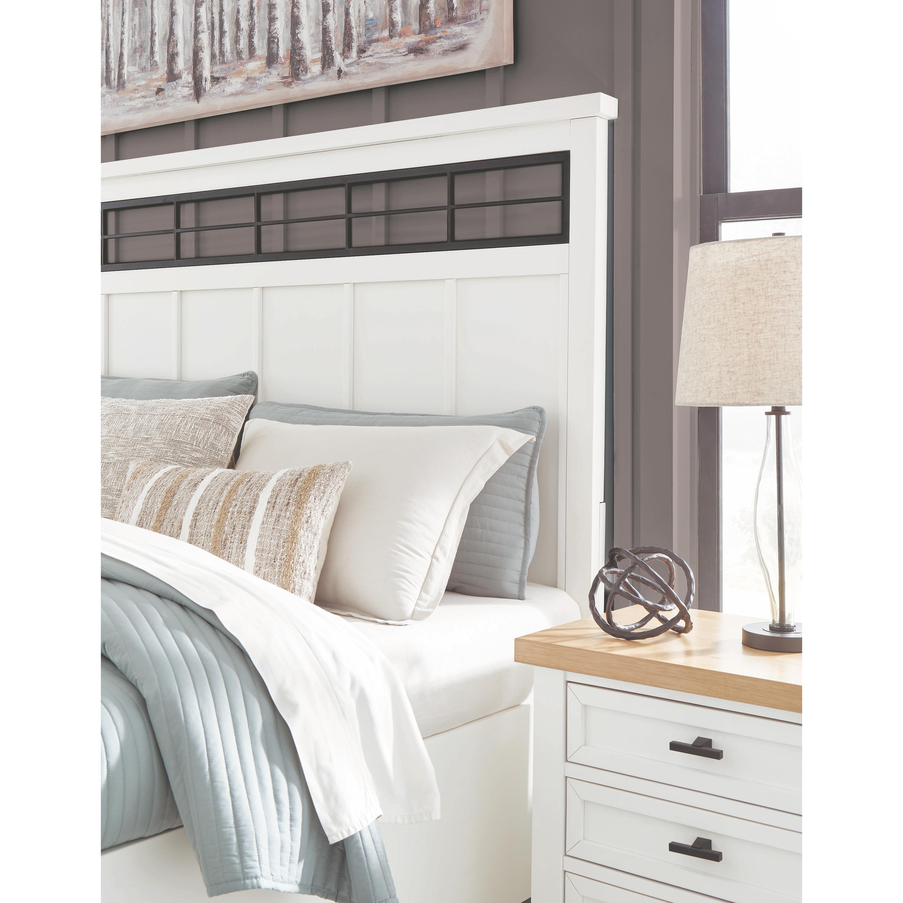  Size_King --  Ashbryn B844B4 King Panel Storage Bed IMAGE 7