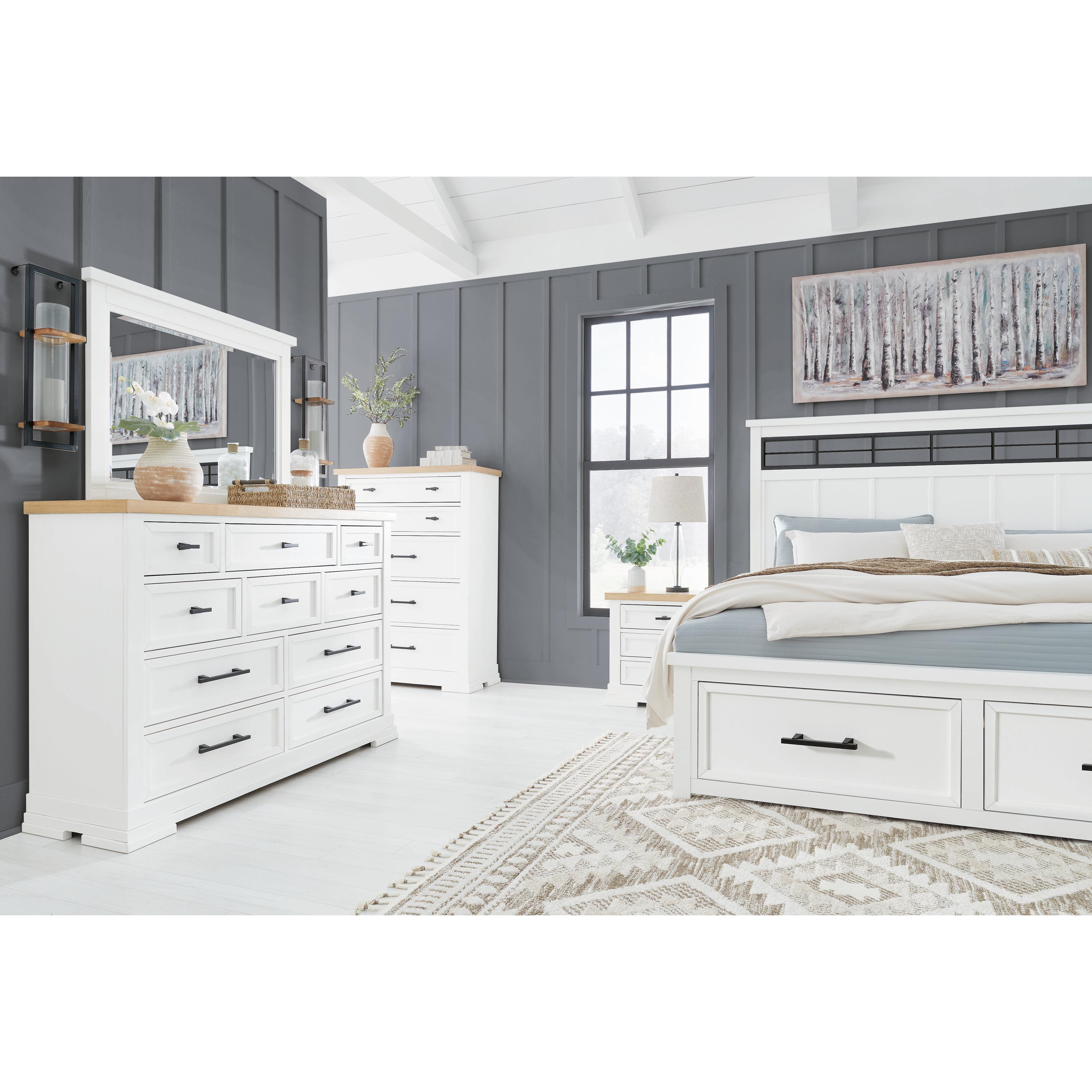  Size_California King --  Ashbryn B844B5 California King Panel Storage Bed IMAGE 9