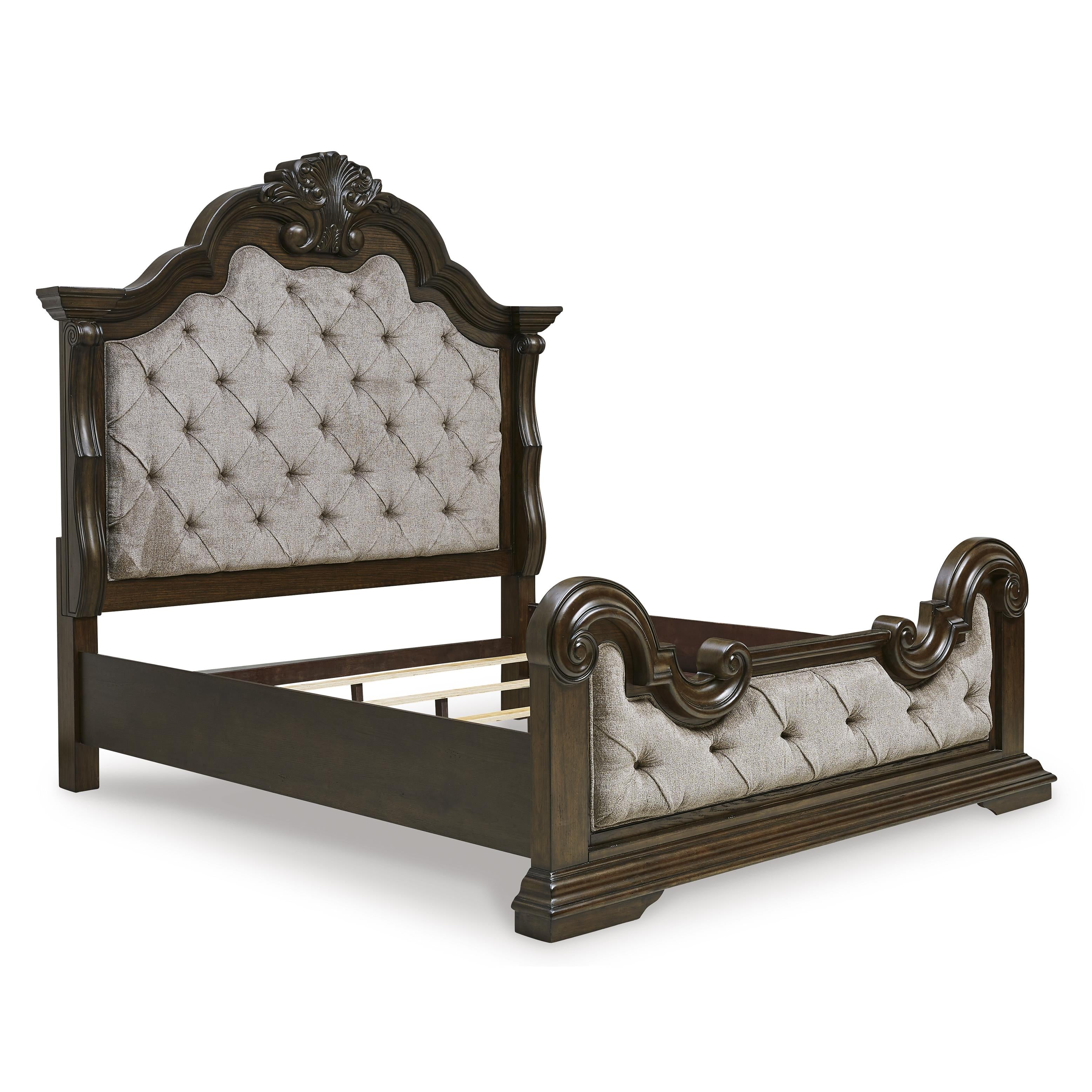  Size_Queen --  Signature Design by Ashley Maylee Upholstered Panel Bed IMAGE 4