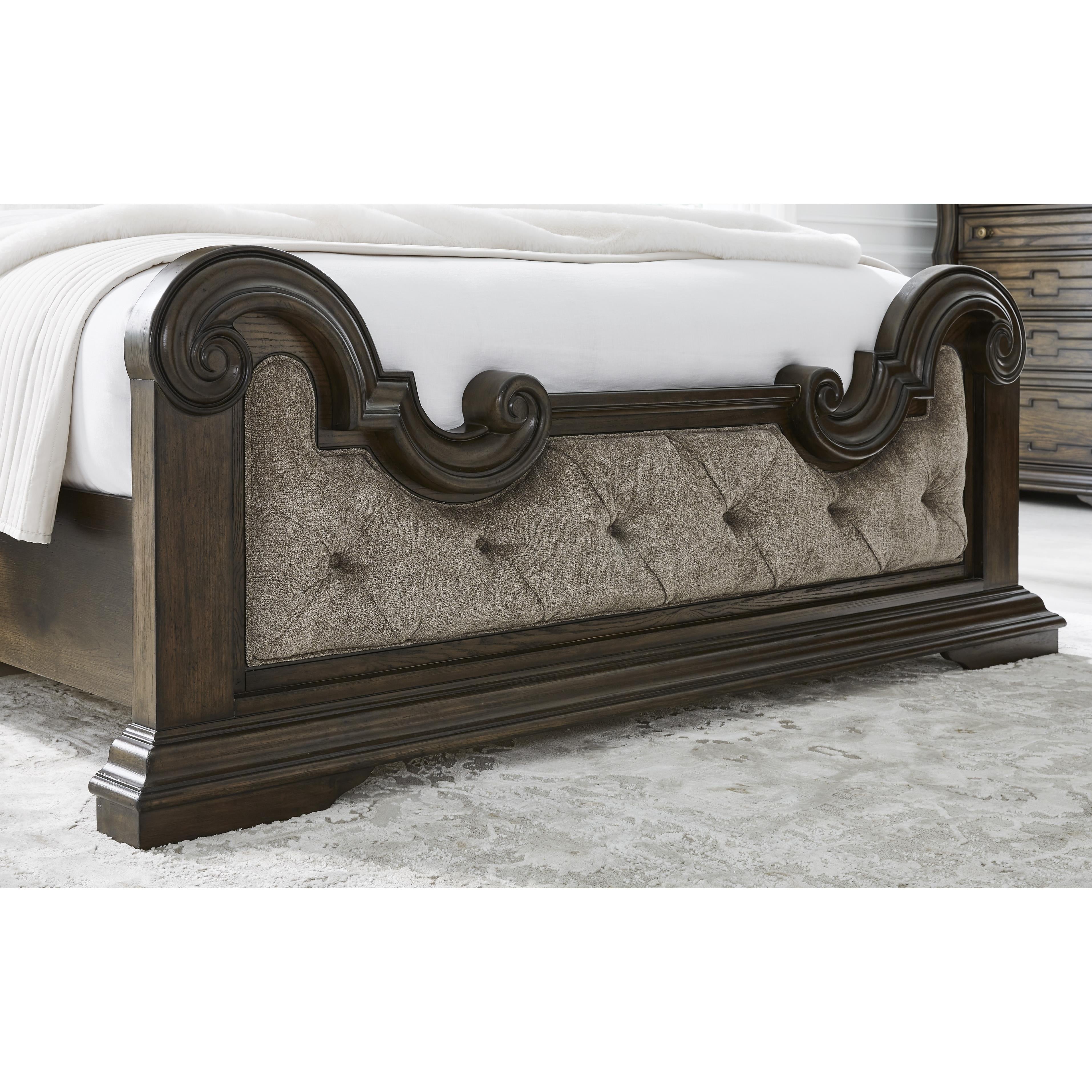  Size_Queen --  Signature Design by Ashley Maylee Upholstered Panel Bed IMAGE 7