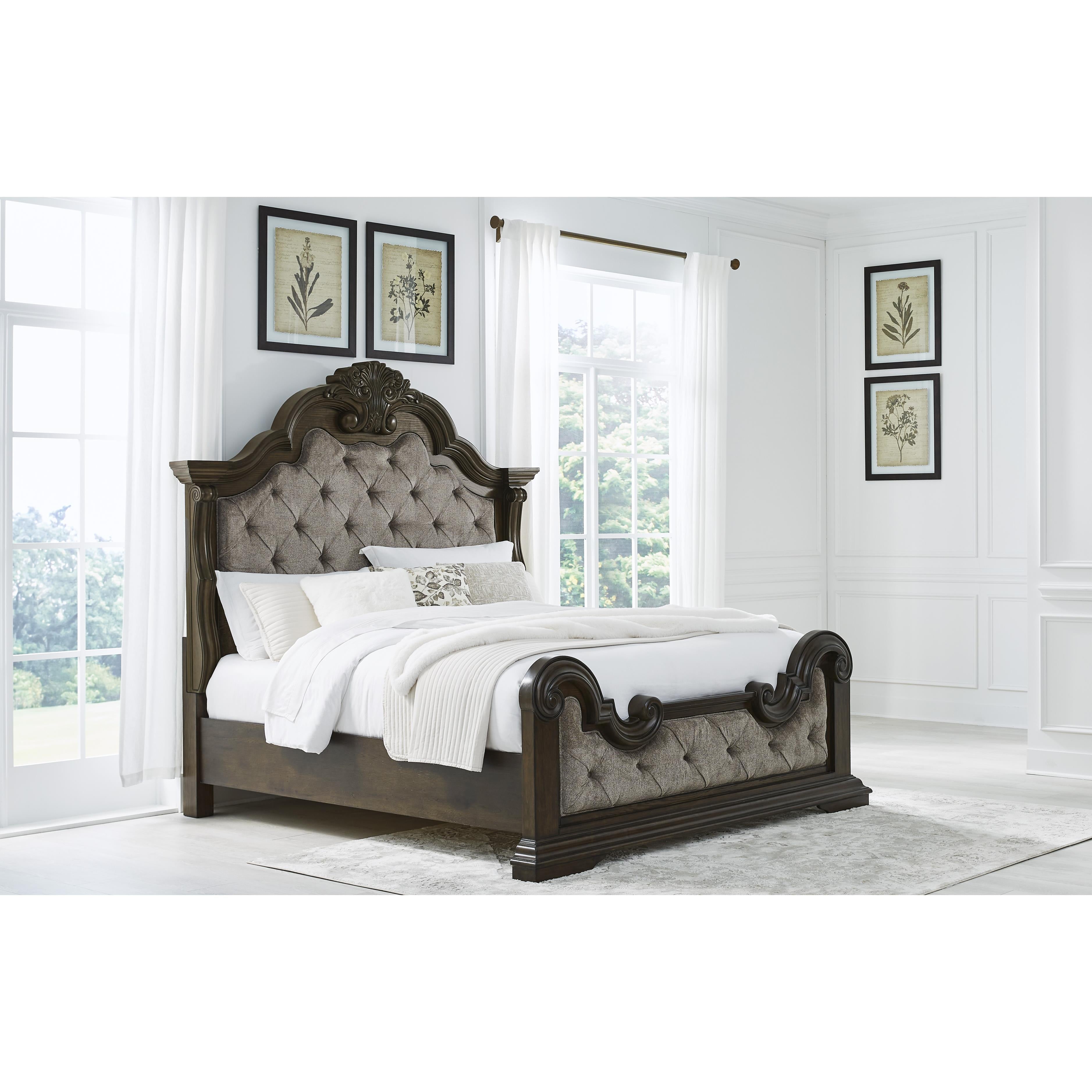  Size_King --  Maylee B947B4 King Upholstered Bed IMAGE 5