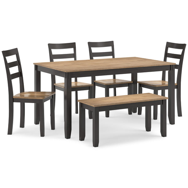 Signature Design by Ashley Gesthaven D396-325 Dining Room Table Set