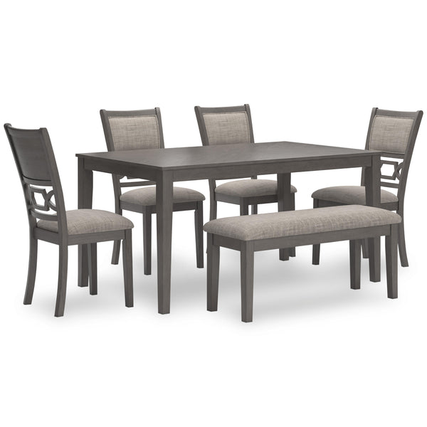 Signature Design by Ashley Wrenning D425-325 Dining Room Table Set