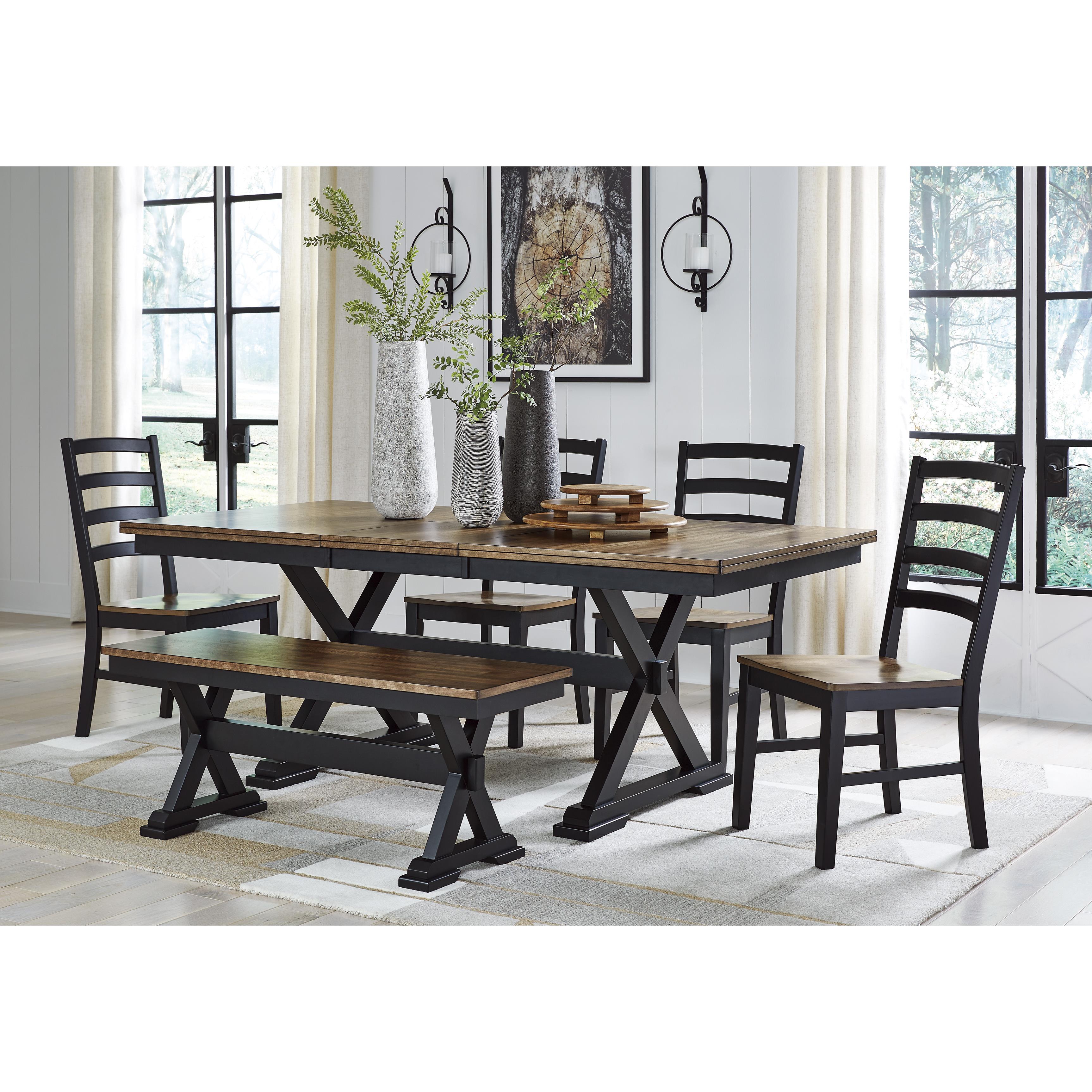  Signature Design by Ashley Wildenauer D634-00 Large Dining Room Bench IMAGE 6