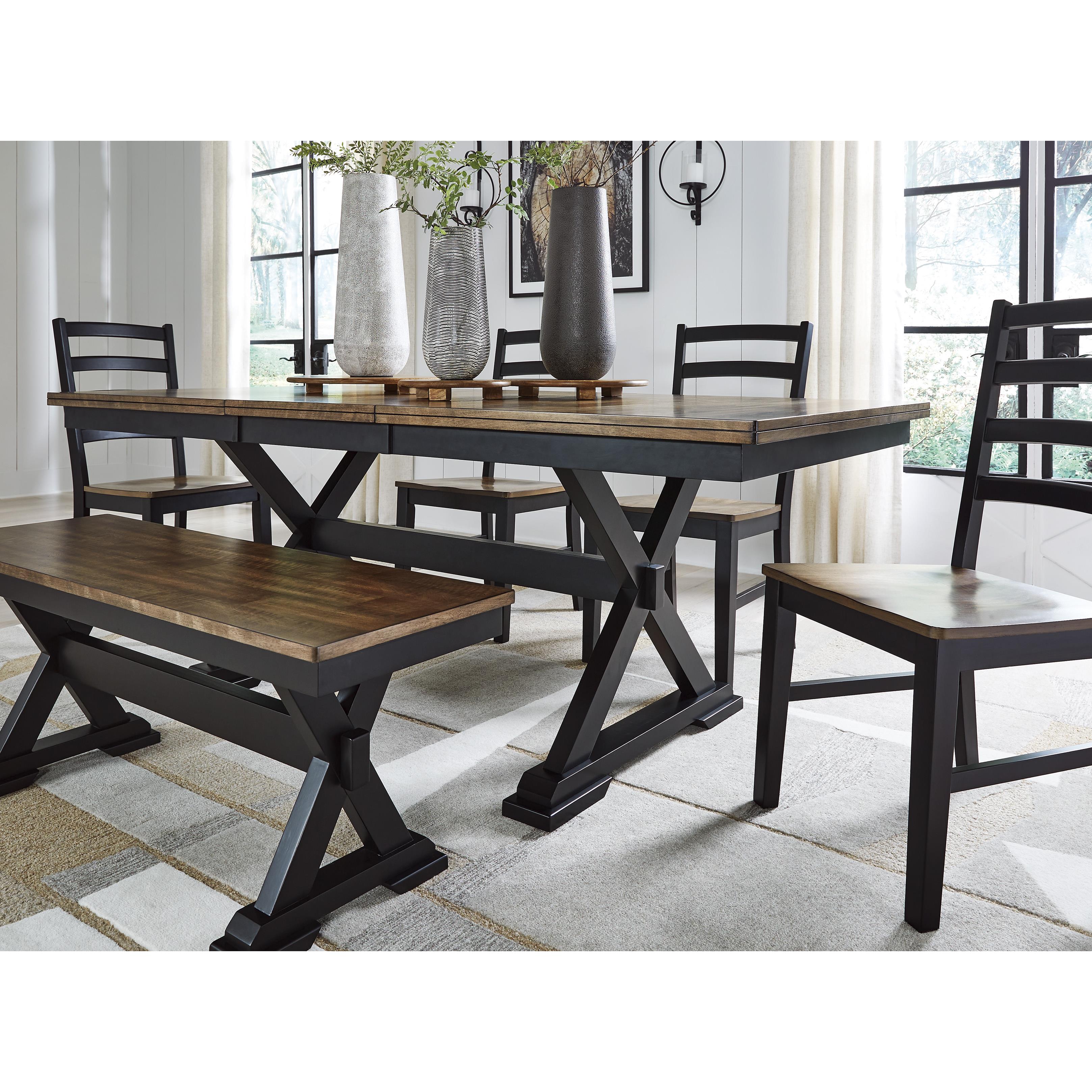  Signature Design by Ashley Wildenauer D634-00 Large Dining Room Bench IMAGE 8