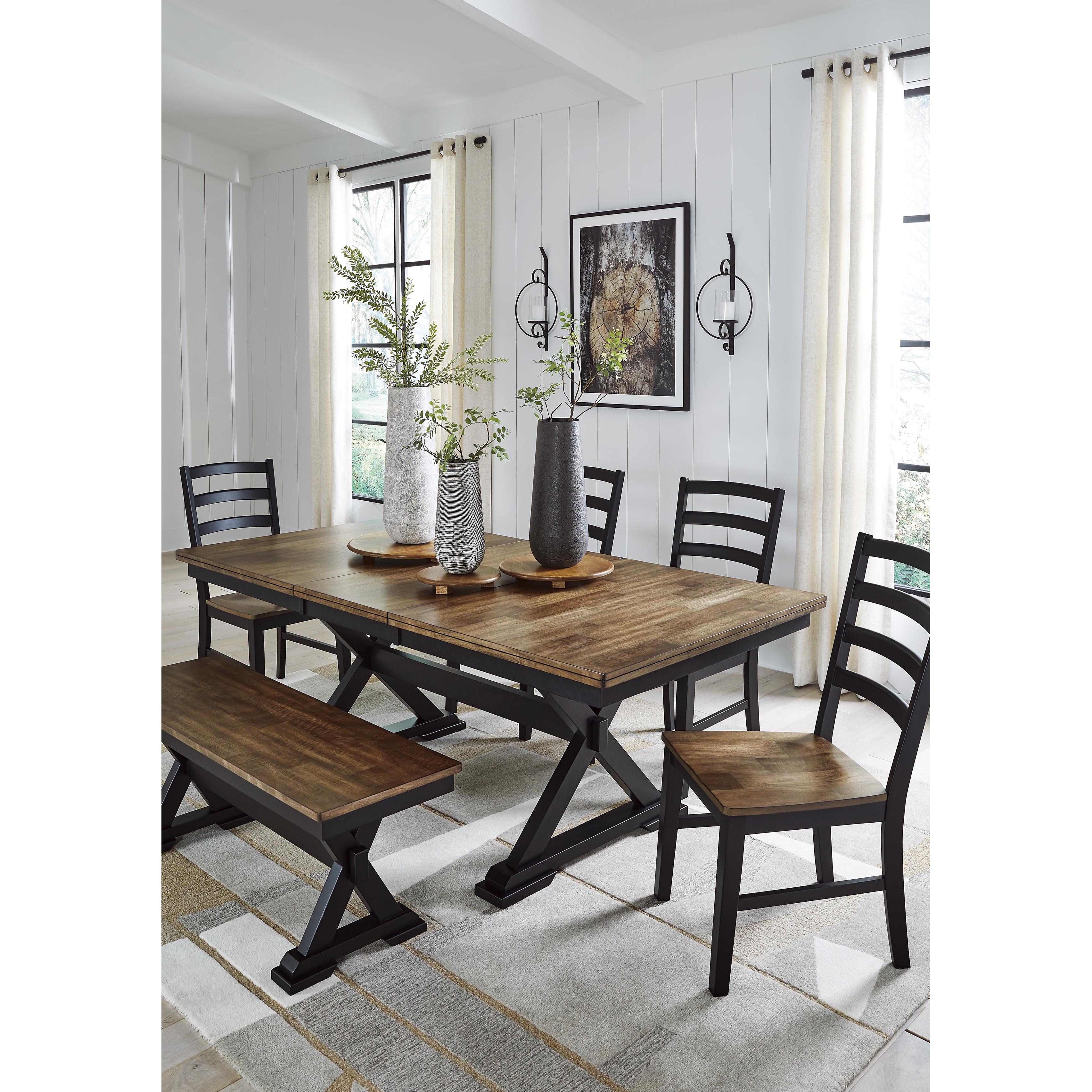  Signature Design by Ashley Wildenauer D634-00 Large Dining Room Bench IMAGE 9
