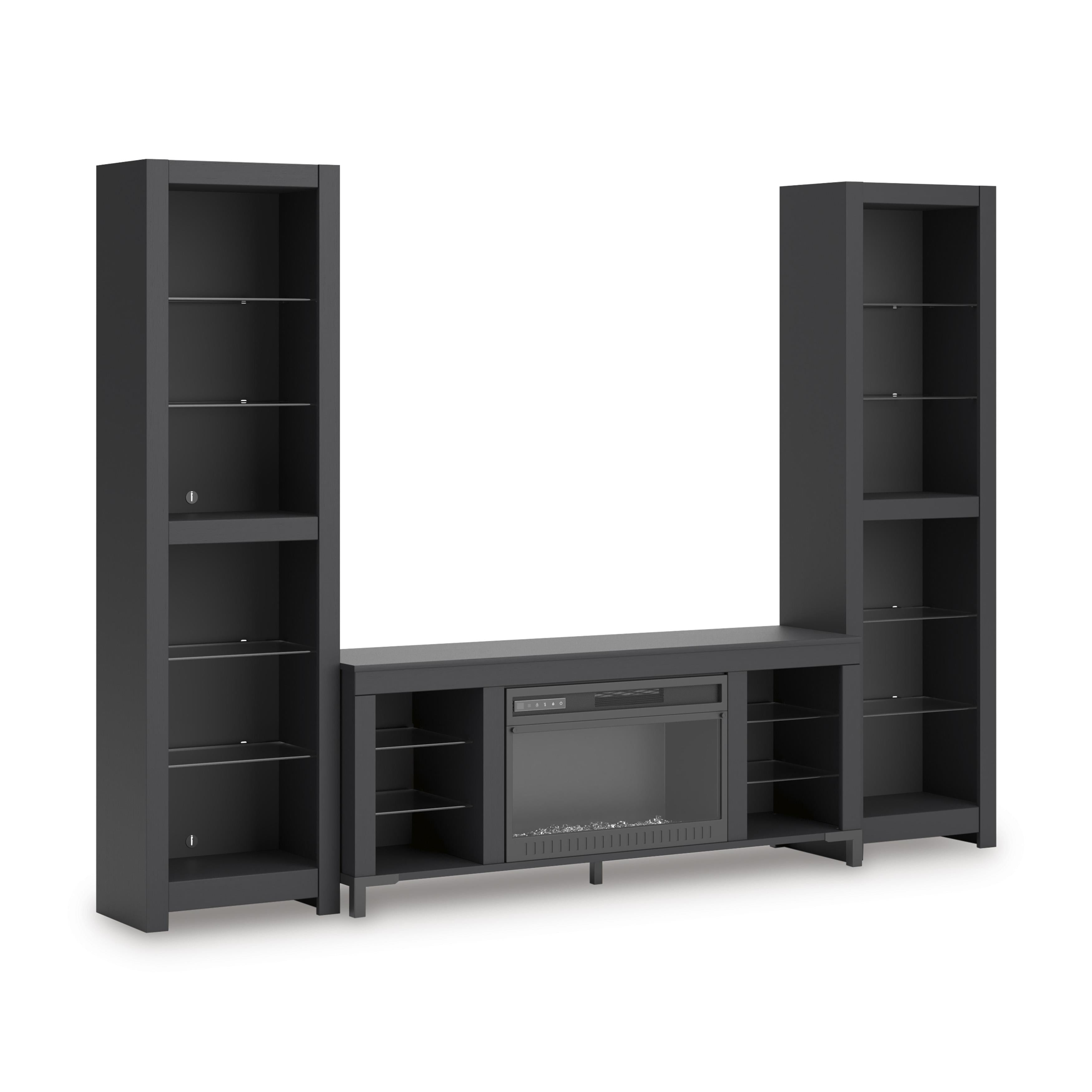  Signature Design by Ashley Cayberry W2721W2 3 pc Entertainment Center with Electric Fireplace IMAGE 1