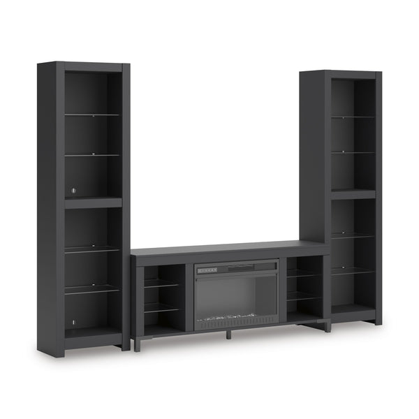 Signature Design by Ashley Cayberry W2721W2 3 pc Entertainment Center with Electric Fireplace
