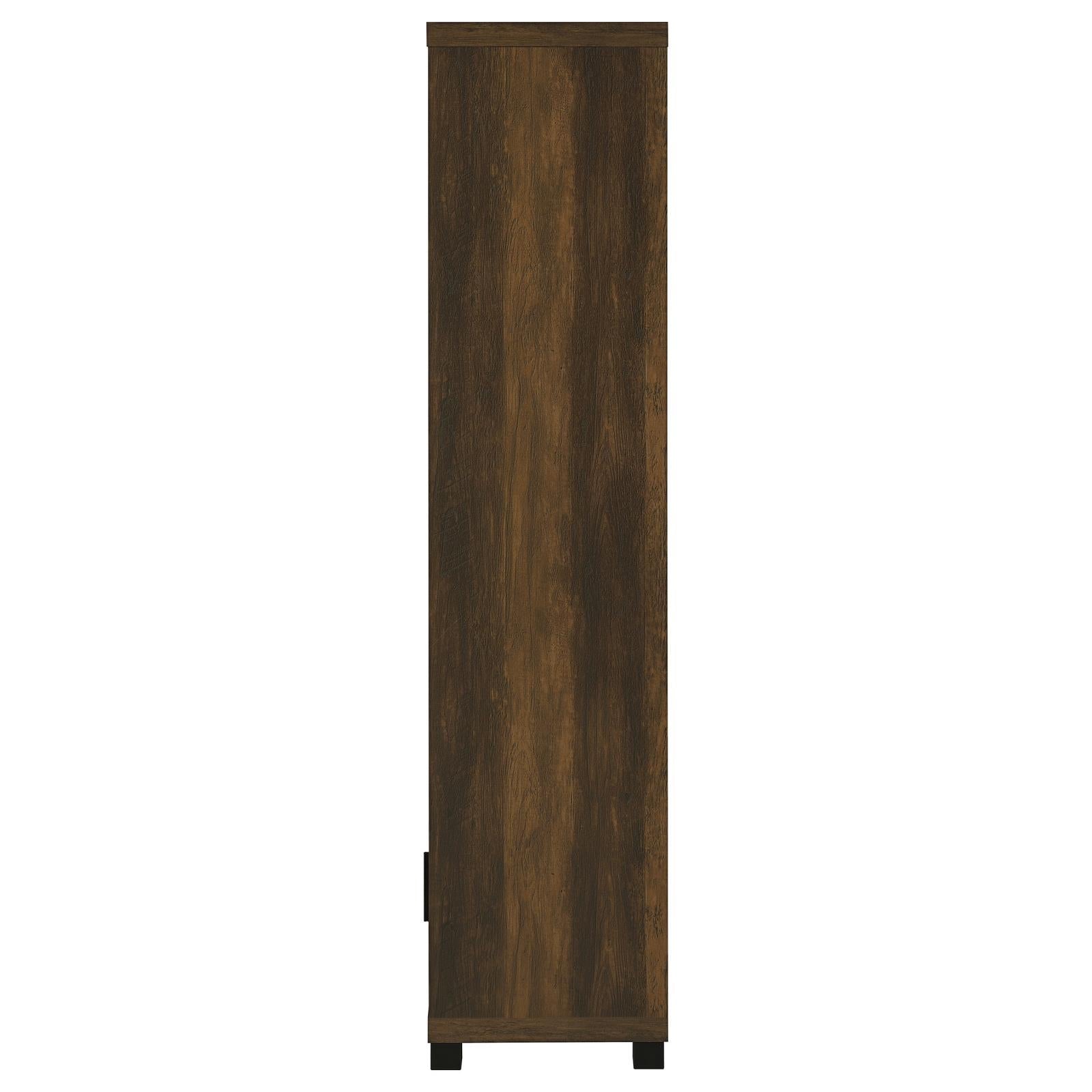  Coaster Furniture Sachin 707736 3-shelf Engineered Wood Media Tower - Dark Pine IMAGE 5