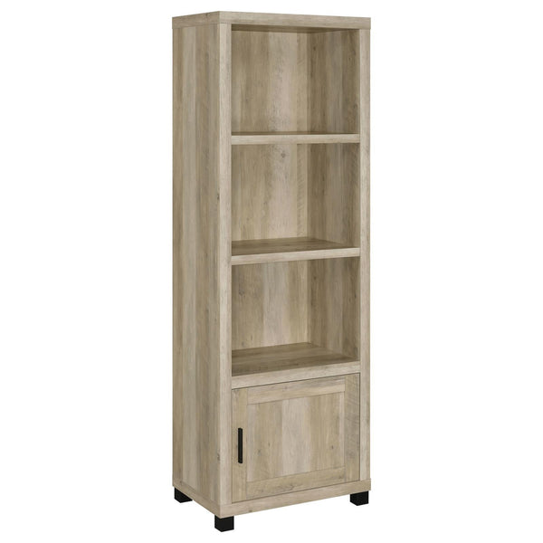 Coaster Furniture Sachin 707746 3-shelf Engineered Wood Media Tower - Distressed Pine