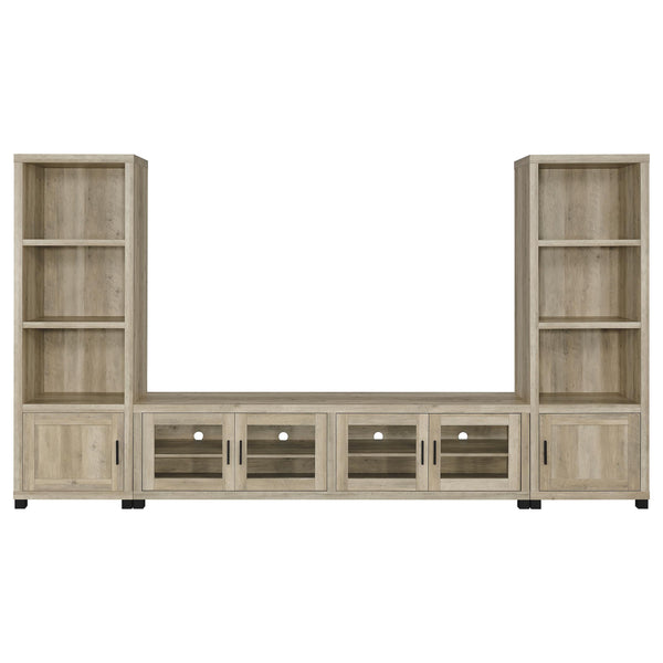 Coaster Furniture Sachin 736283-SET 3-piece Entertainment Center with 79
