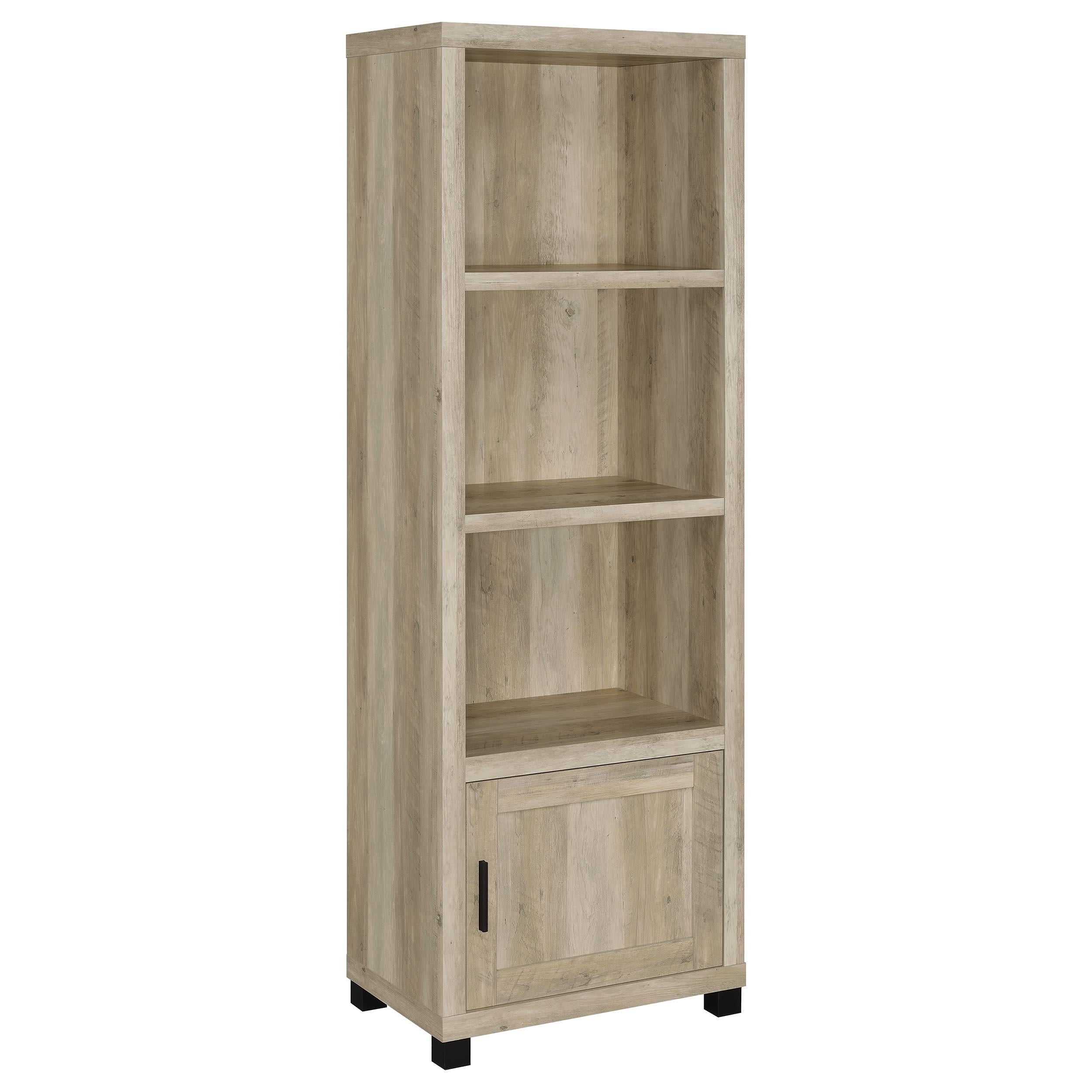  Coaster Furniture Sachin 736283-SET 3-piece Entertainment Center with 79" TV Stand - Antique Pine IMAGE 2