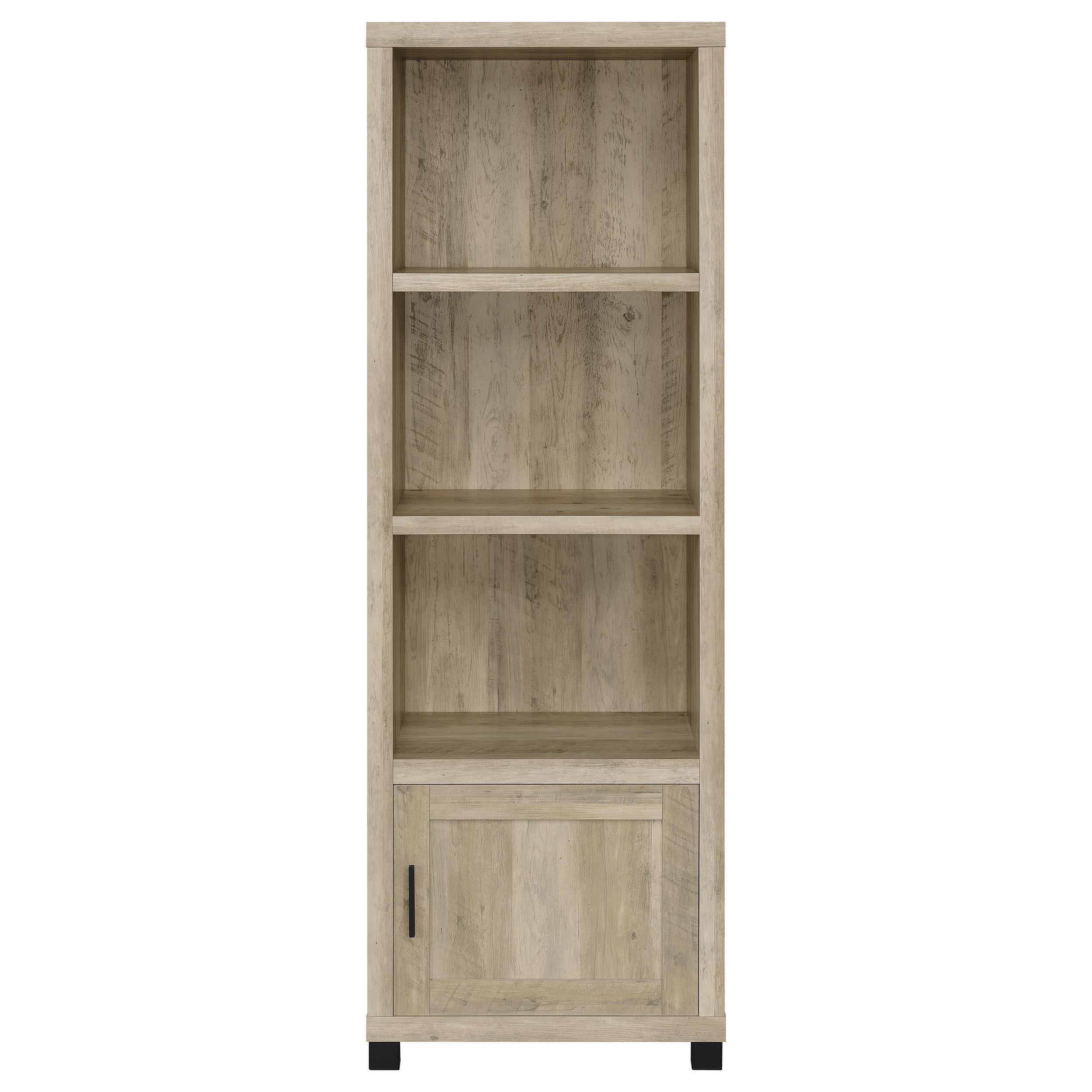  Coaster Furniture Sachin 736283-SET 3-piece Entertainment Center with 79" TV Stand - Antique Pine IMAGE 4