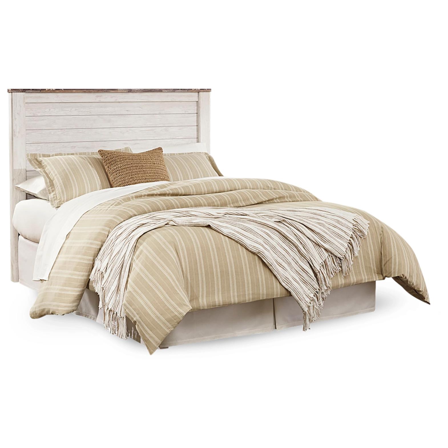  Signature Design by Ashley Willowton B267-57 Queen Panel Headboard IMAGE 1