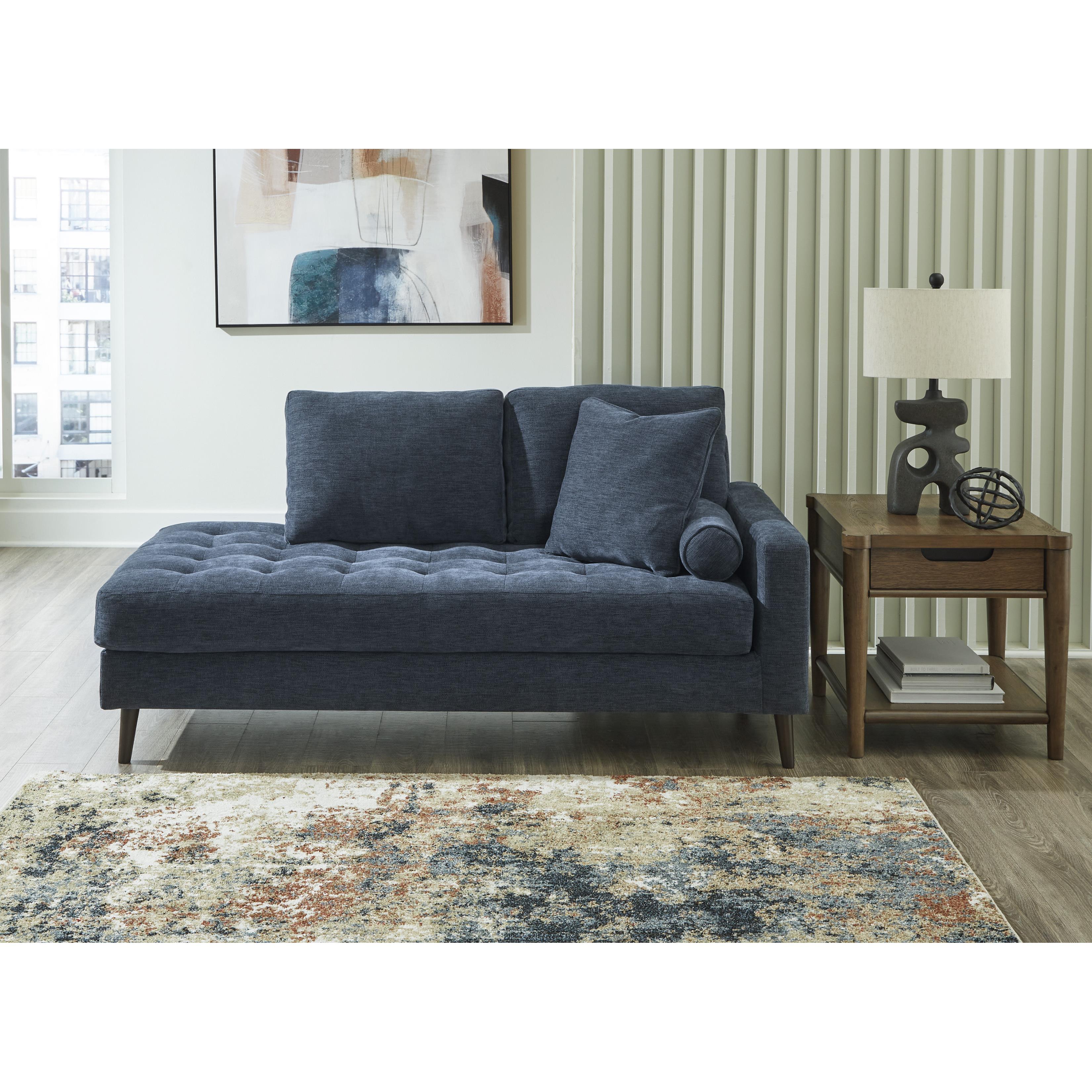  Manufacturer Color_Navy --  Signature Design by Ashley Bixler Fabric Chaise IMAGE 4