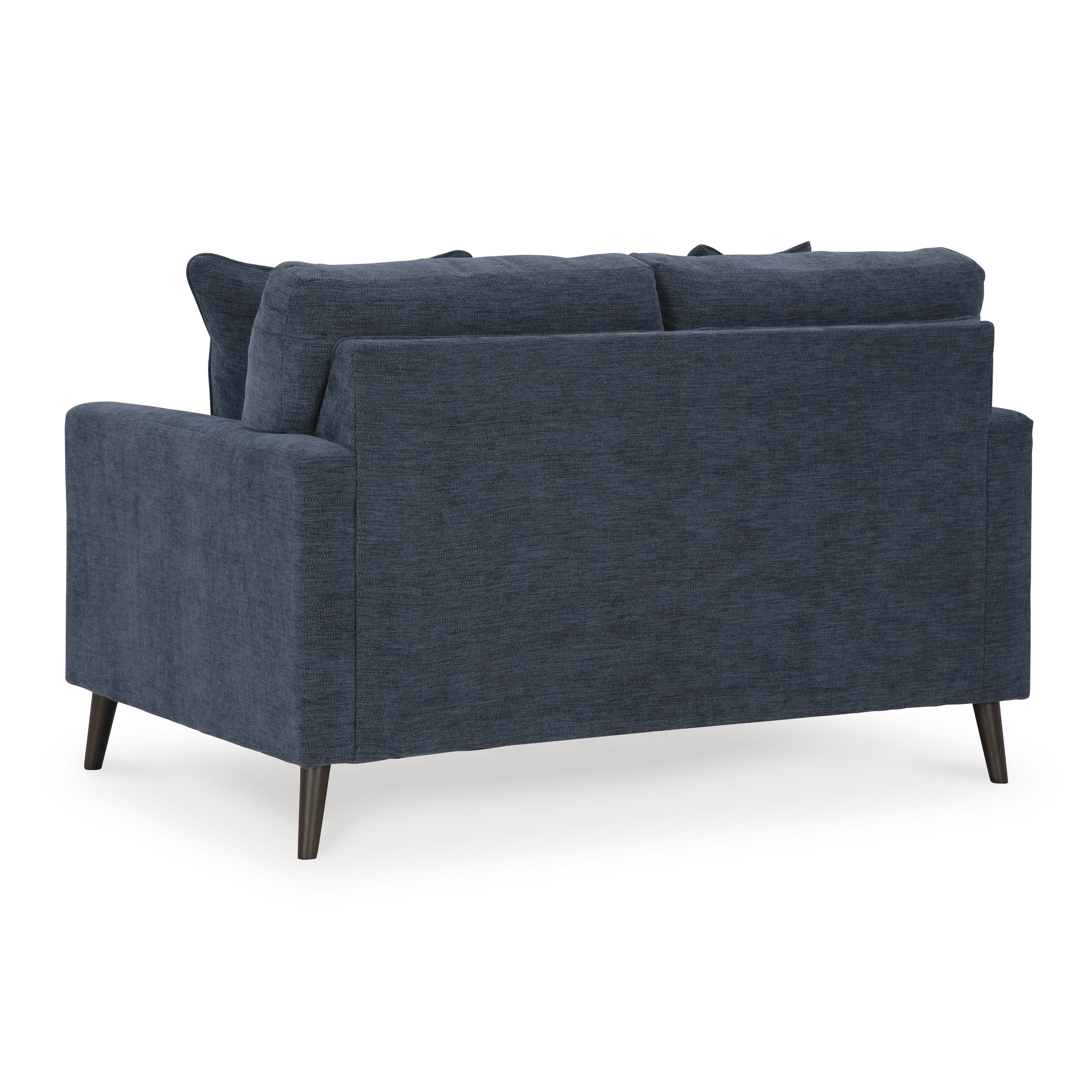  Manufacturer Color_Navy --  Signature Design by Ashley Bixler Stationary Fabric Loveseat IMAGE 4